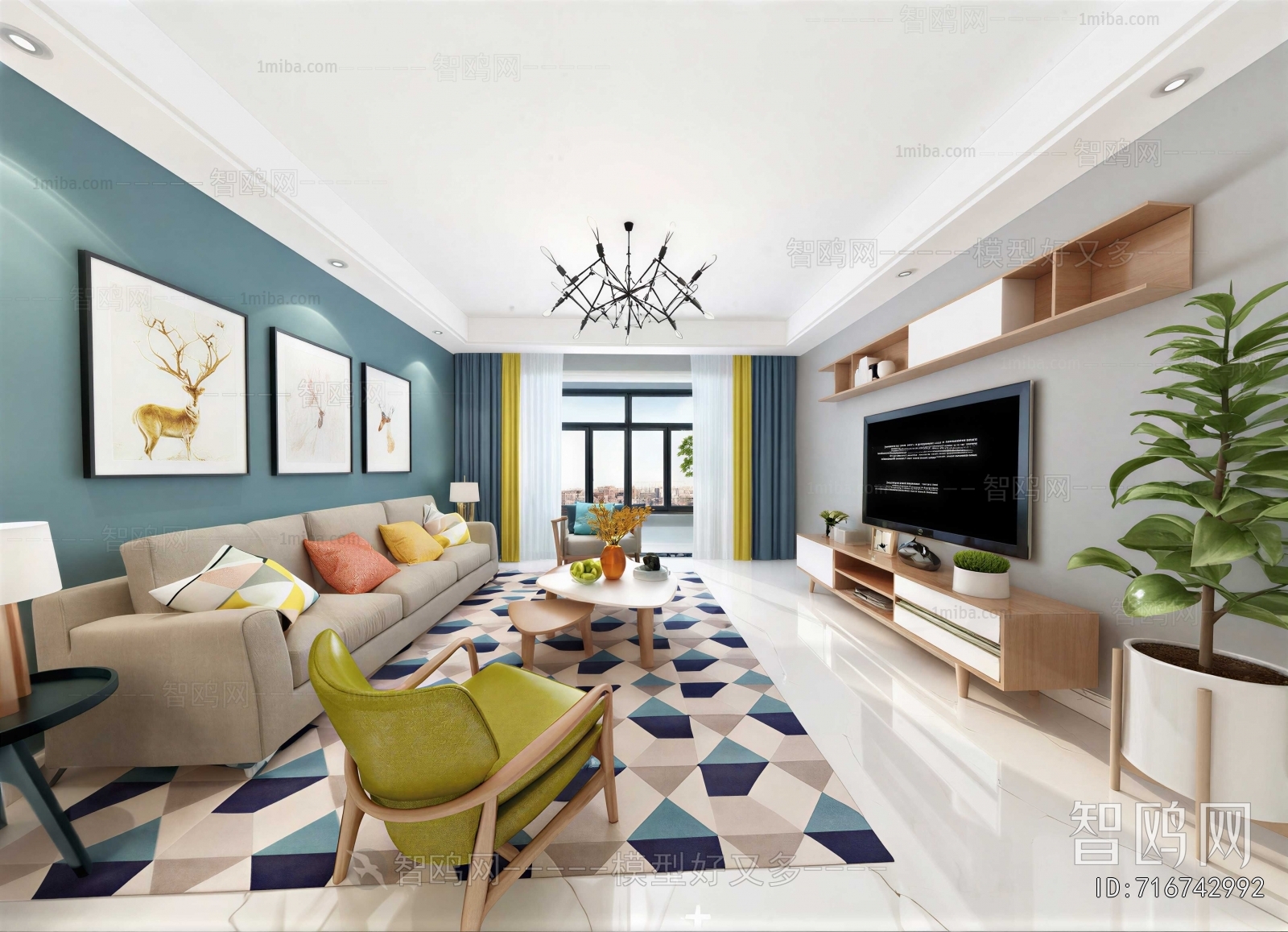 Nordic Style A Living Room