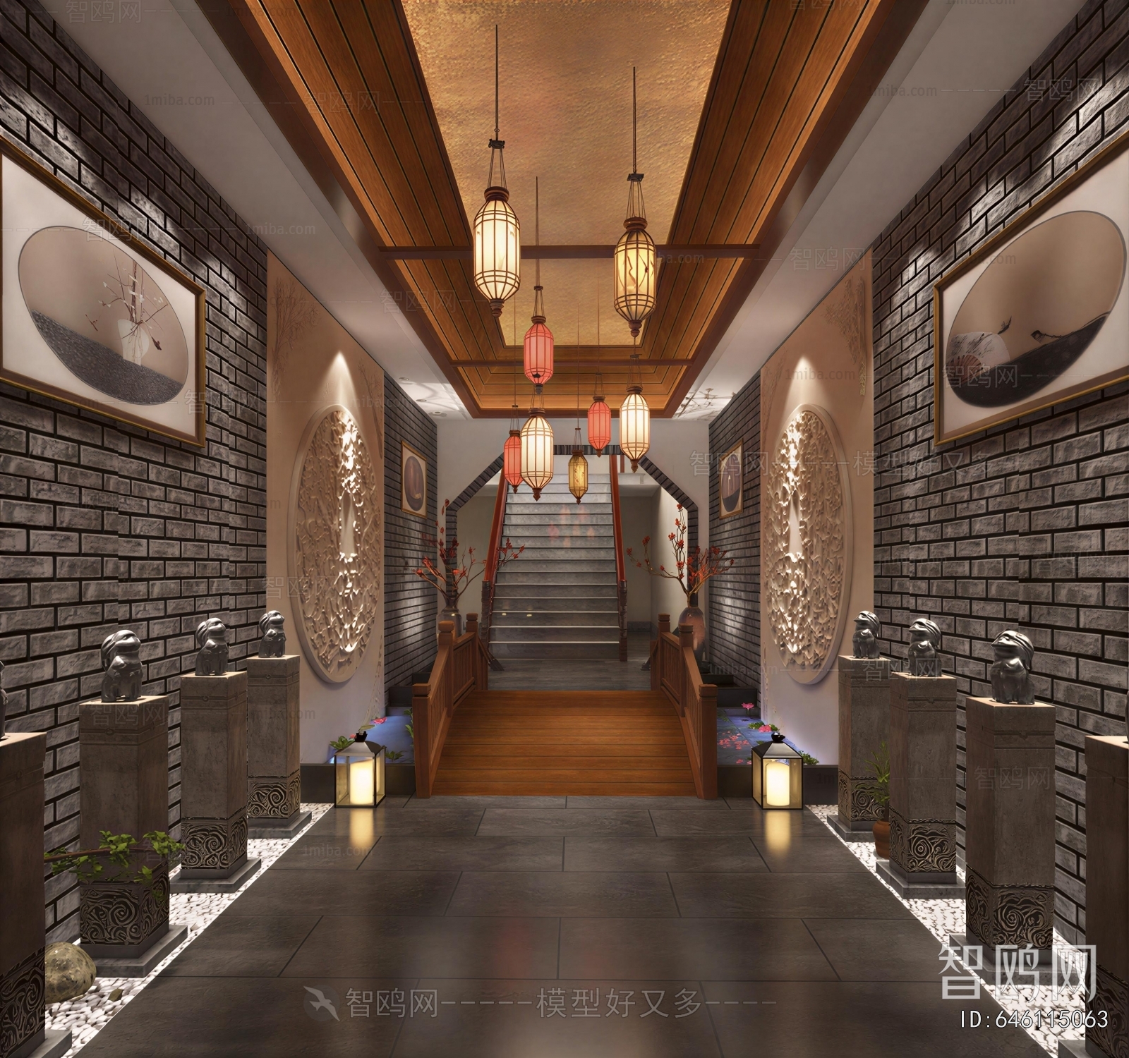 New Chinese Style Corridor