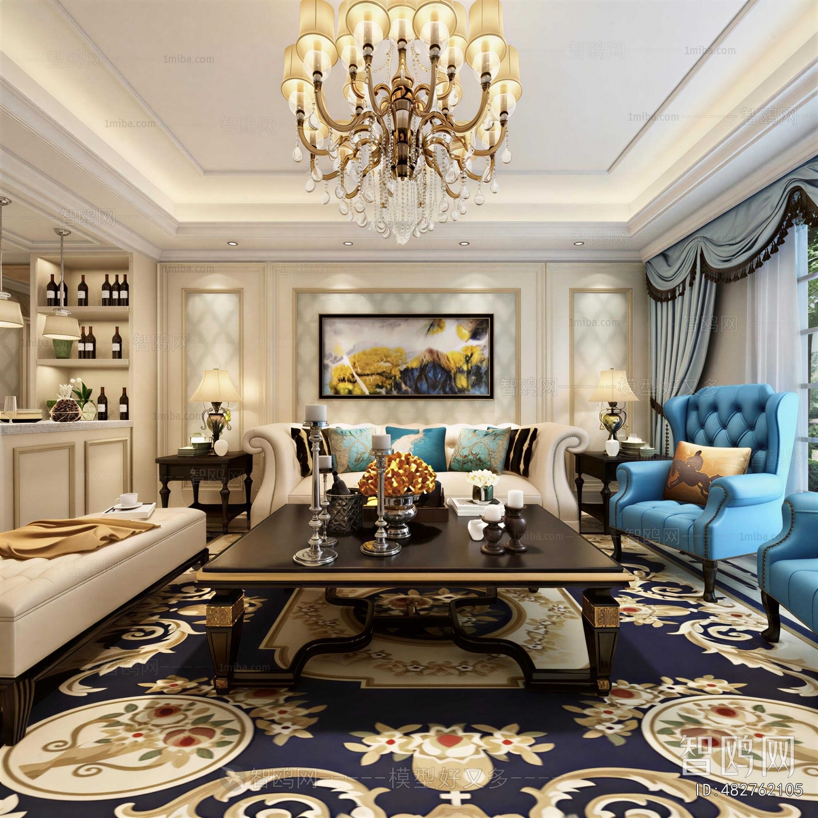 European Style A Living Room