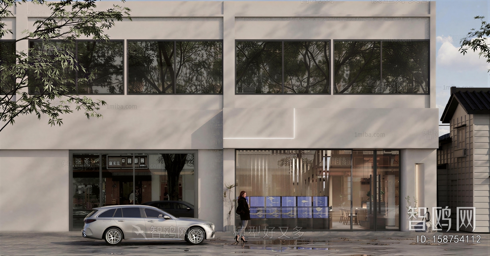 Modern Appearance Of Commercial Building