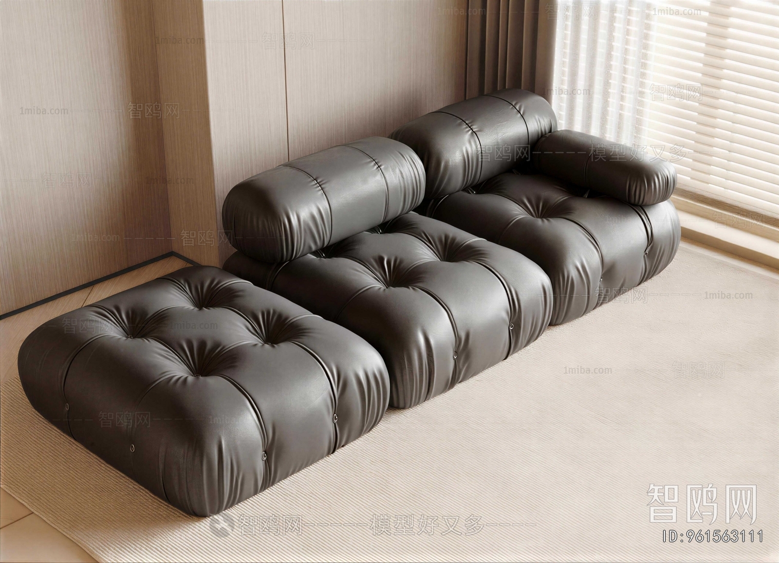 Modern Three-seat Sofa