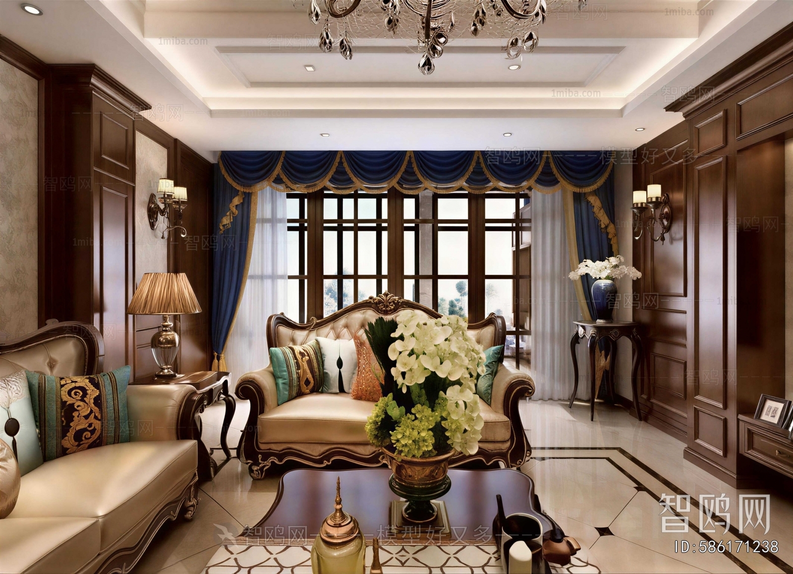 American Style A Living Room