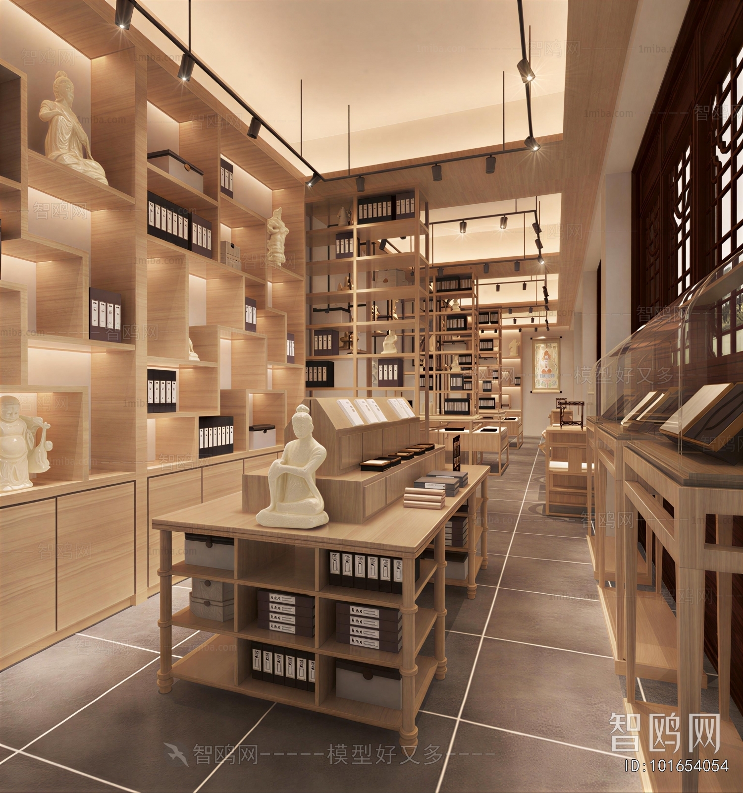 New Chinese Style Bookstore Book Bar