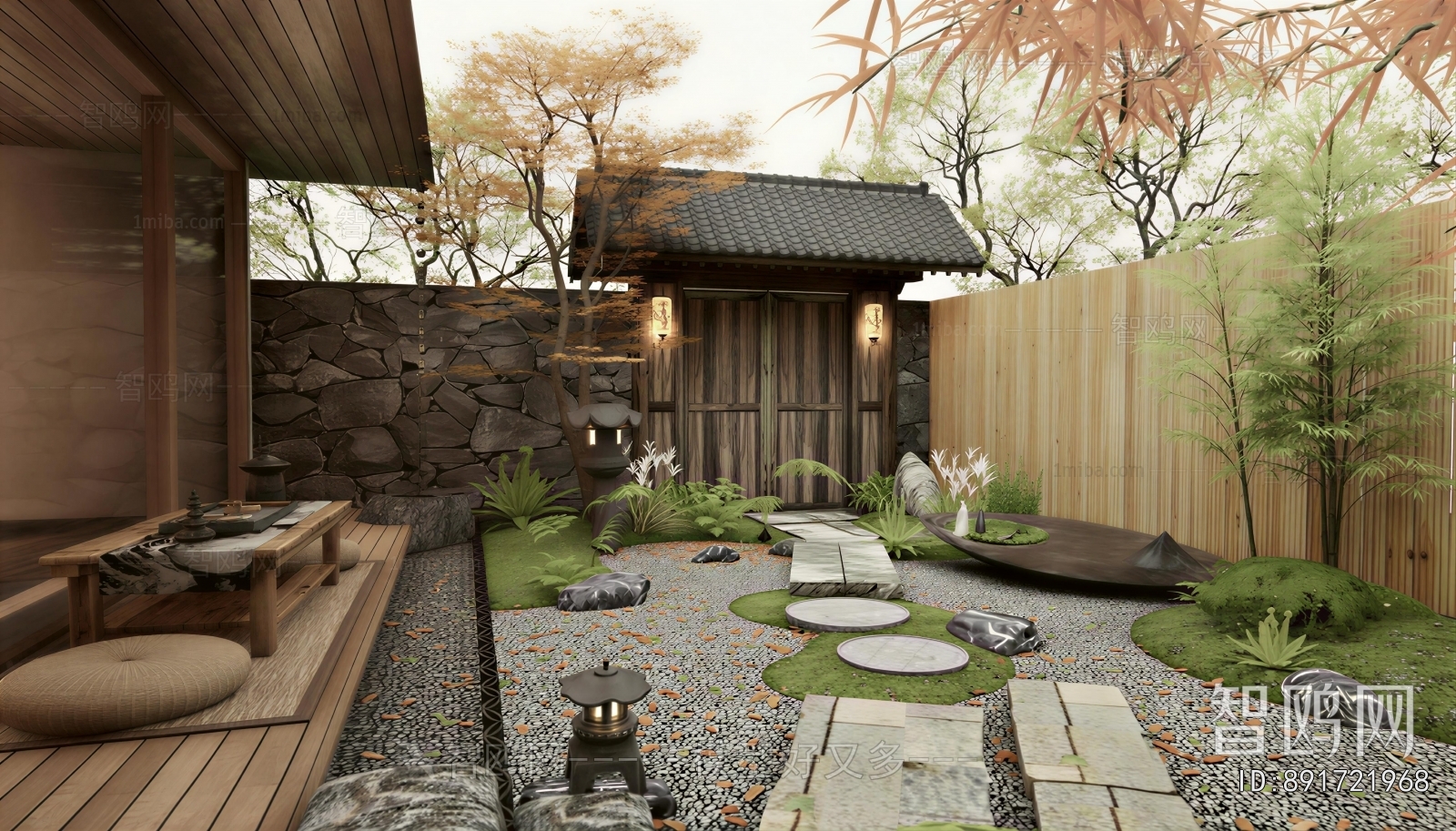 Japanese Style Courtyard/landscape