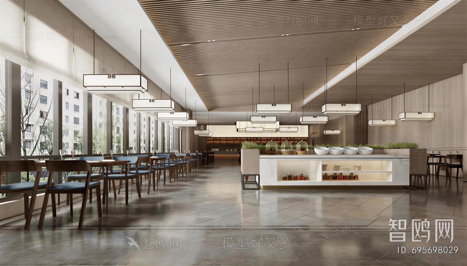 New Chinese Style Cafeteria