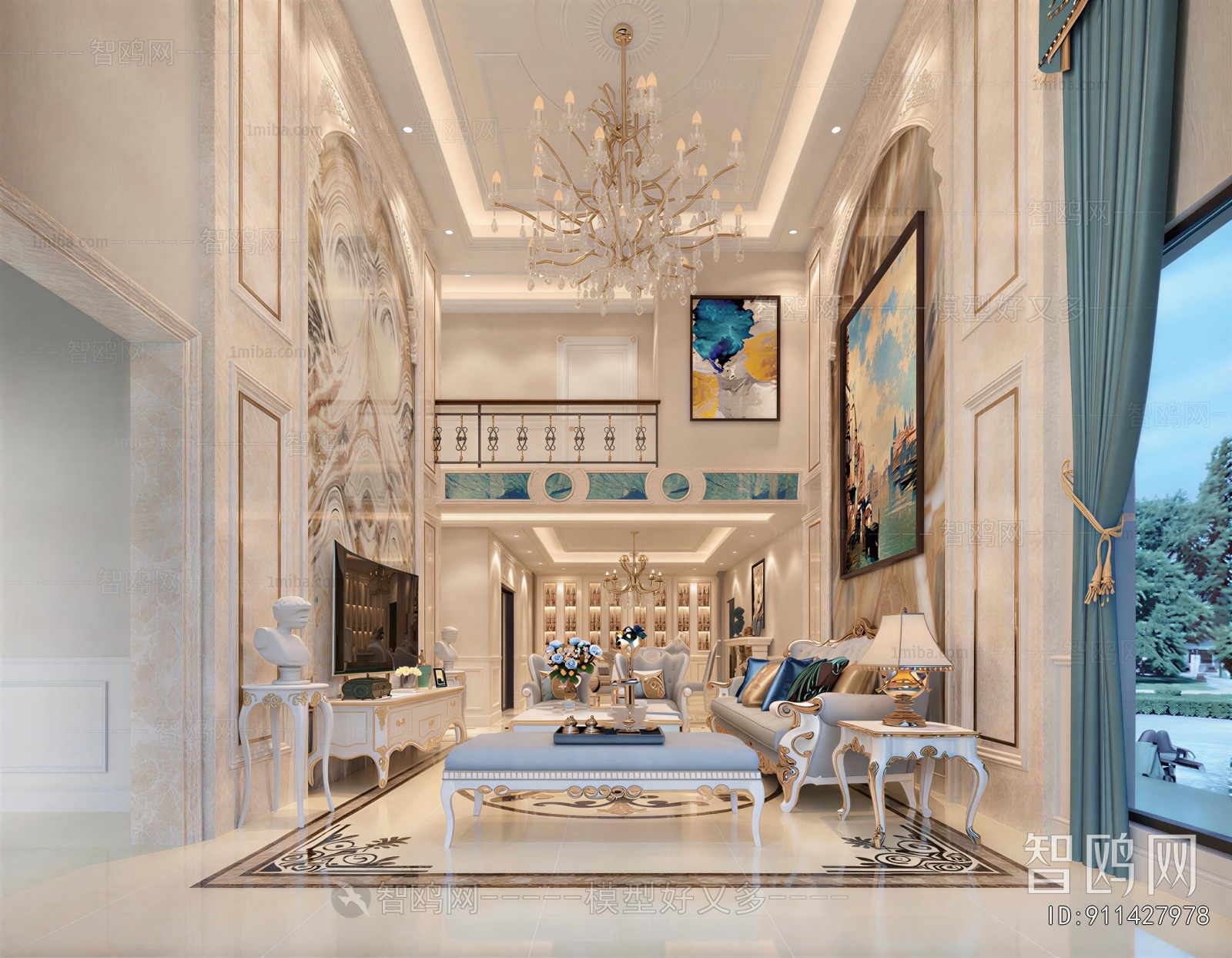 European Style A Living Room