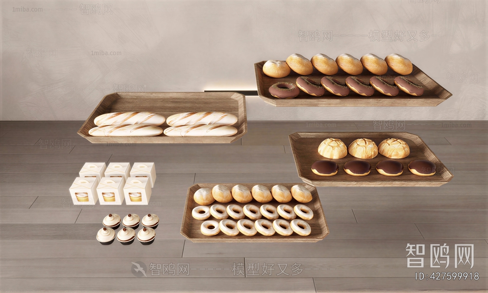 Modern Bread Cake