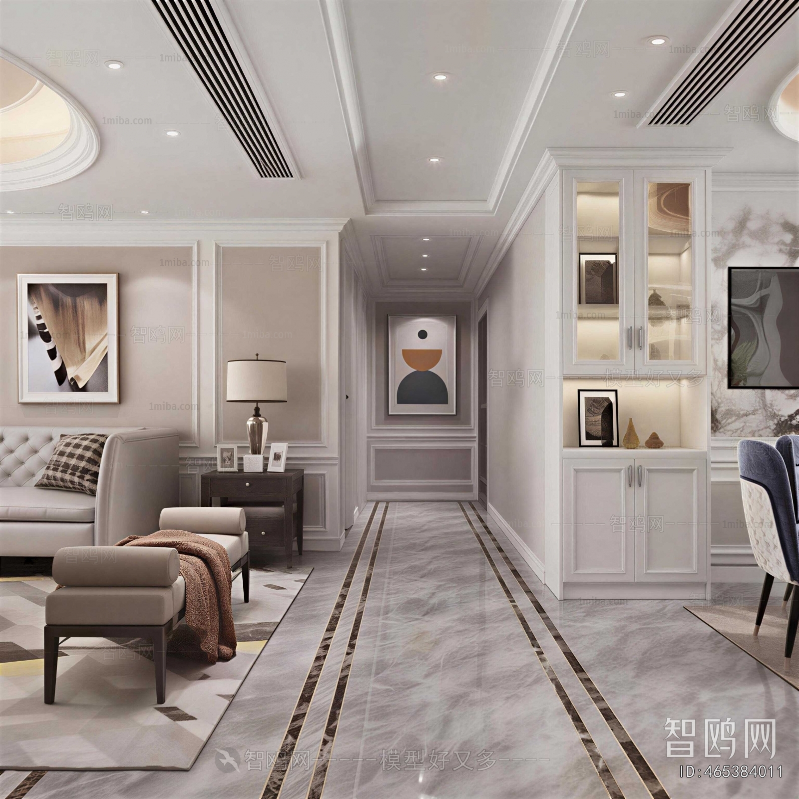 American Style Hallway