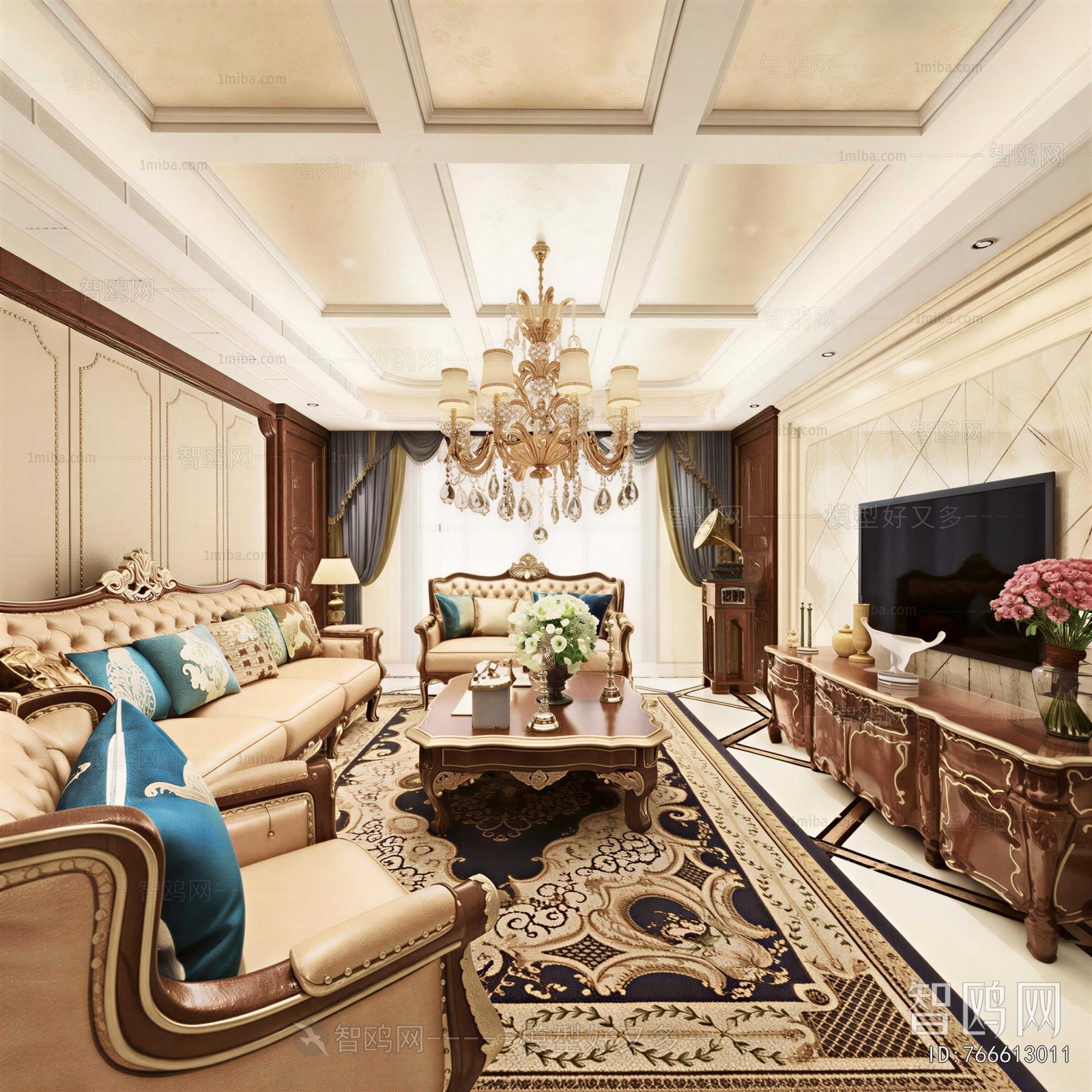 European Style A Living Room