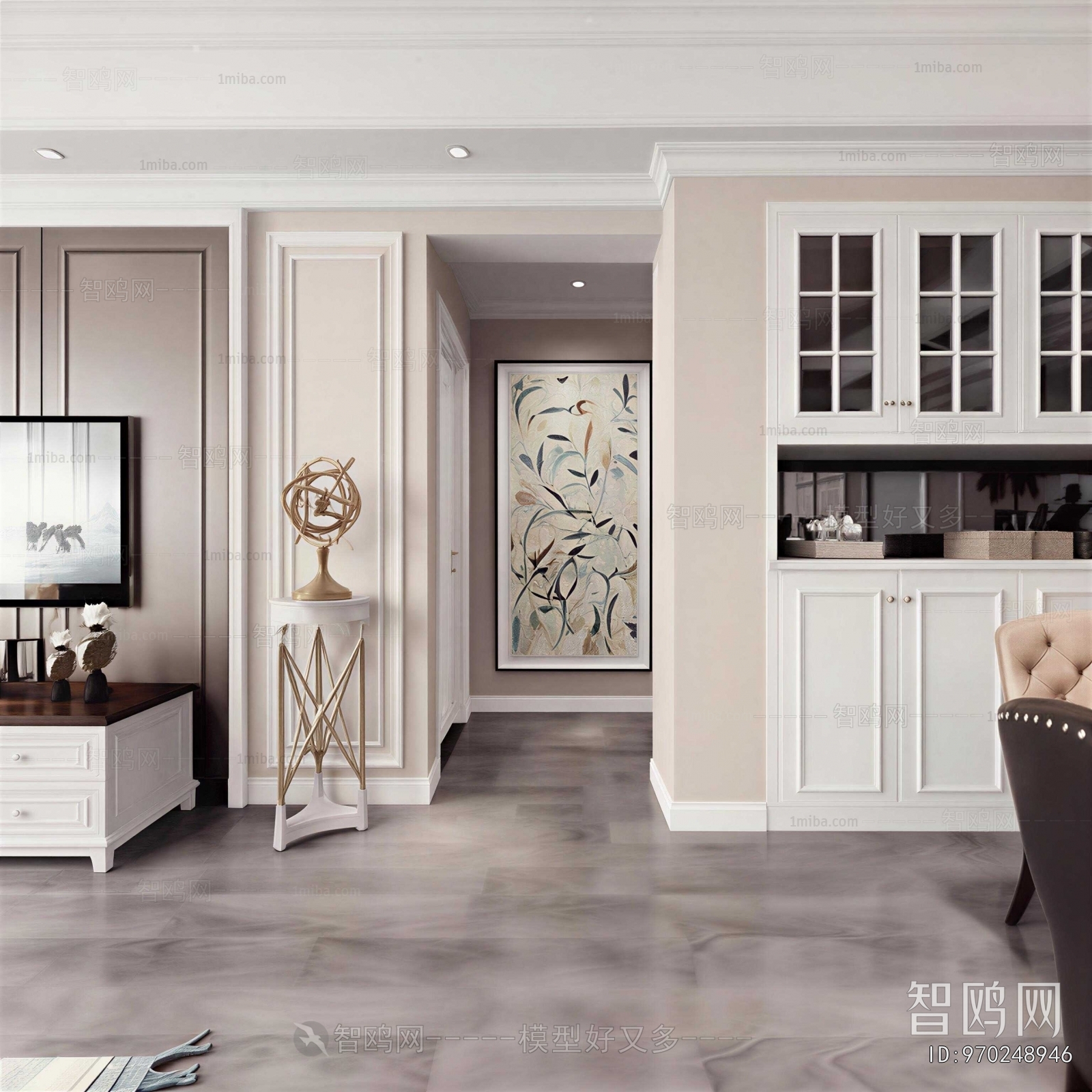 American Style Hallway