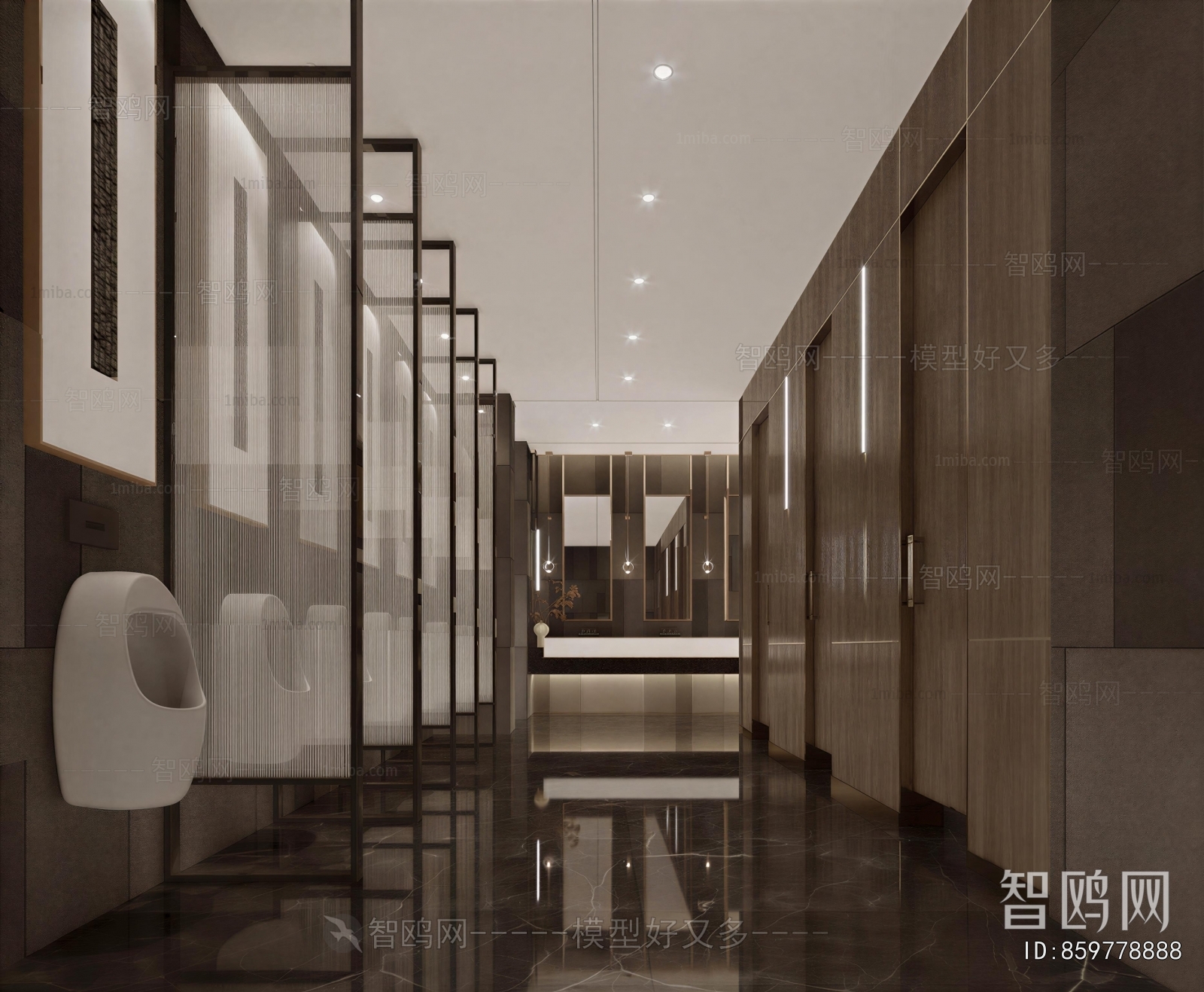 Modern Public Toilet