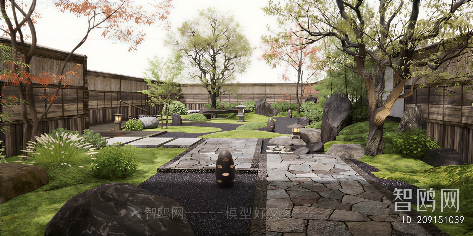 Japanese Style Courtyard/landscape