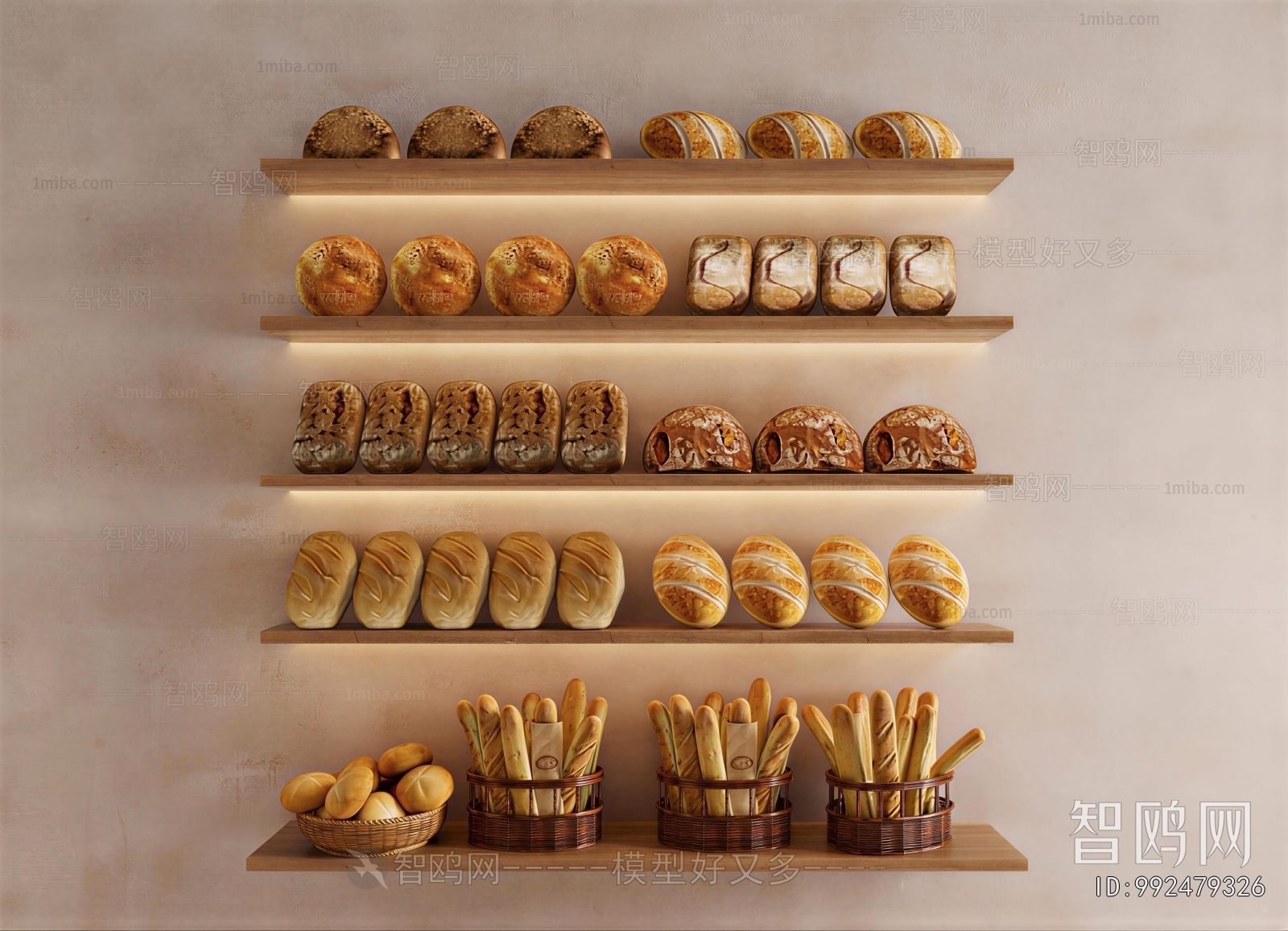Modern Bread Cake