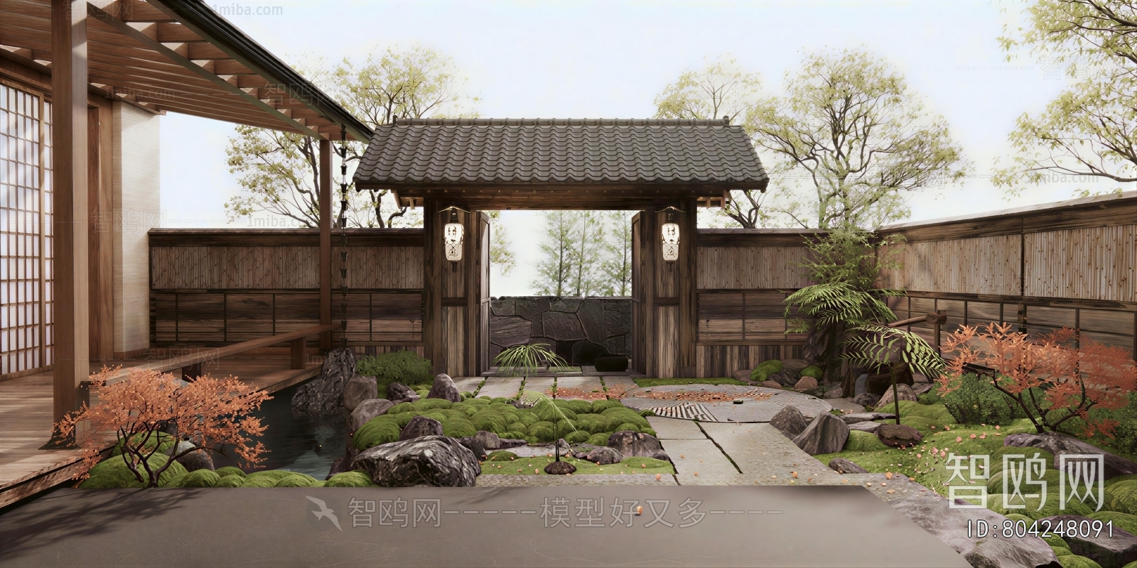 Japanese Style Courtyard/landscape
