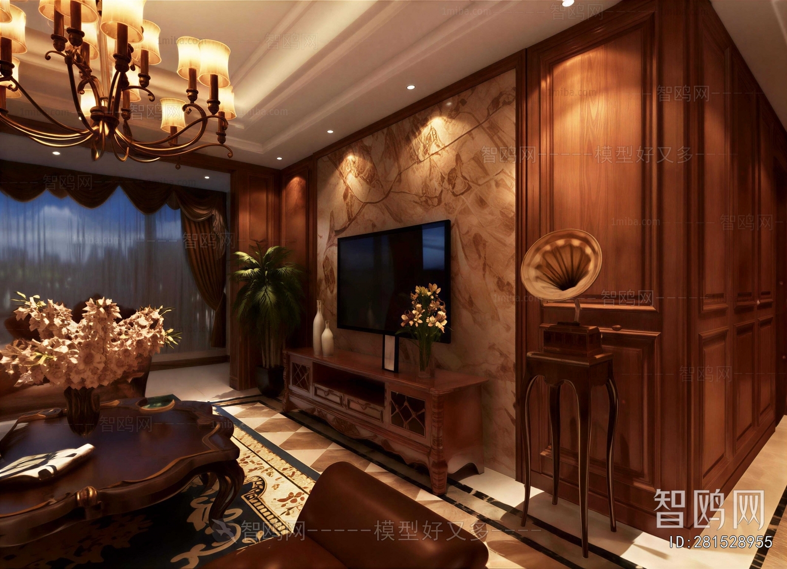 American Style A Living Room
