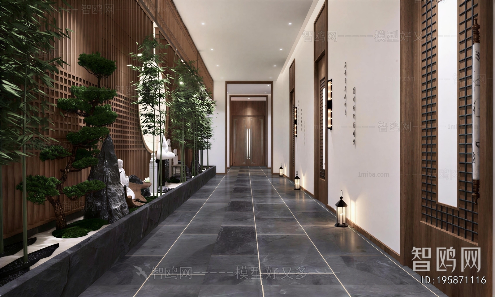 New Chinese Style Hallway