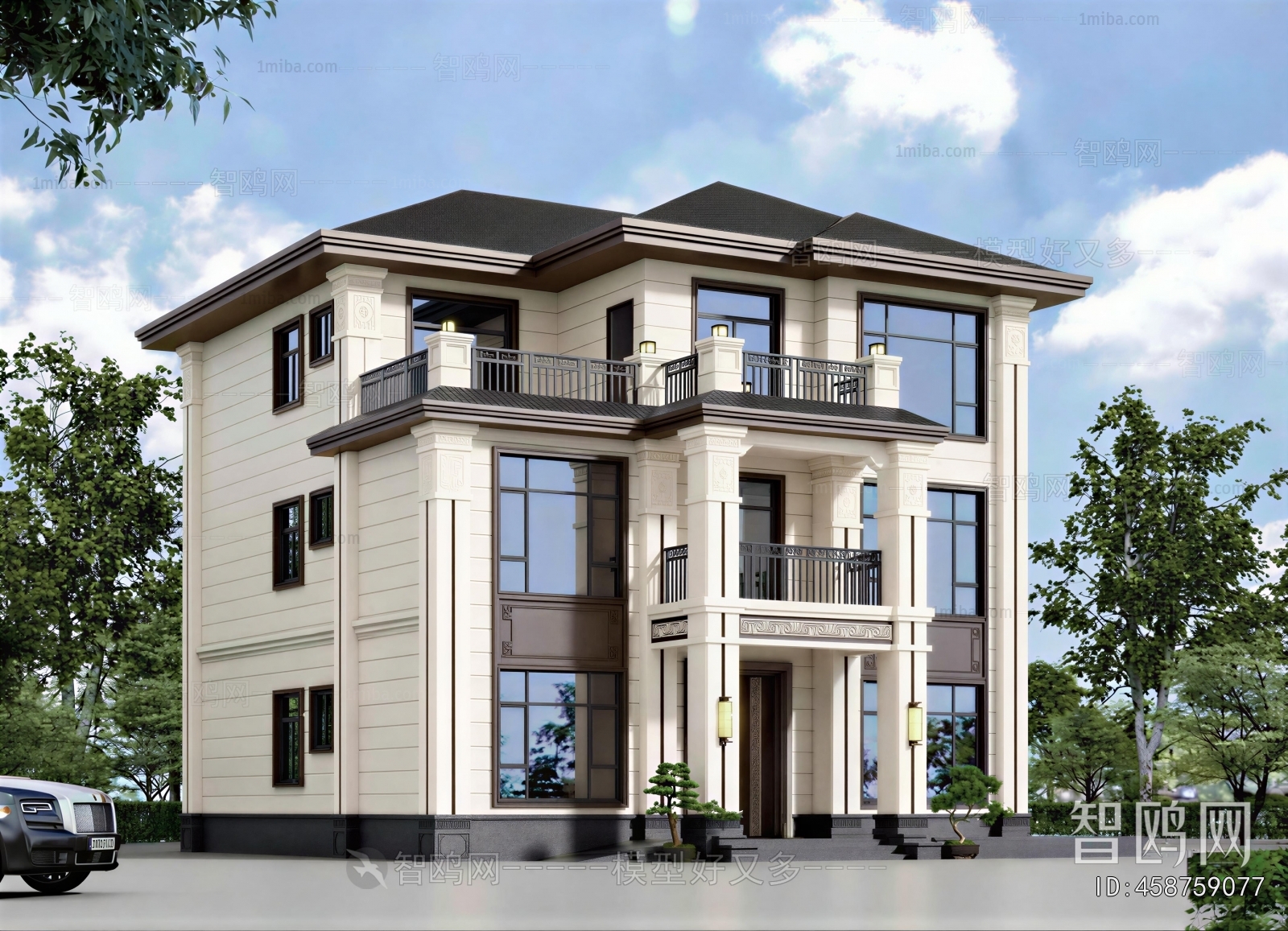 New Chinese Style Detached Villa
