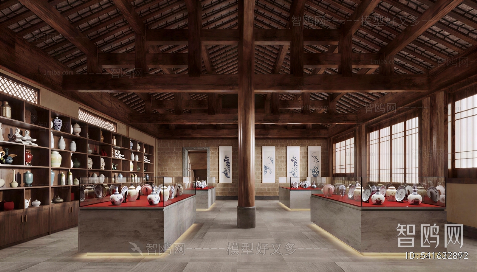 New Chinese Style Exhibition Hall