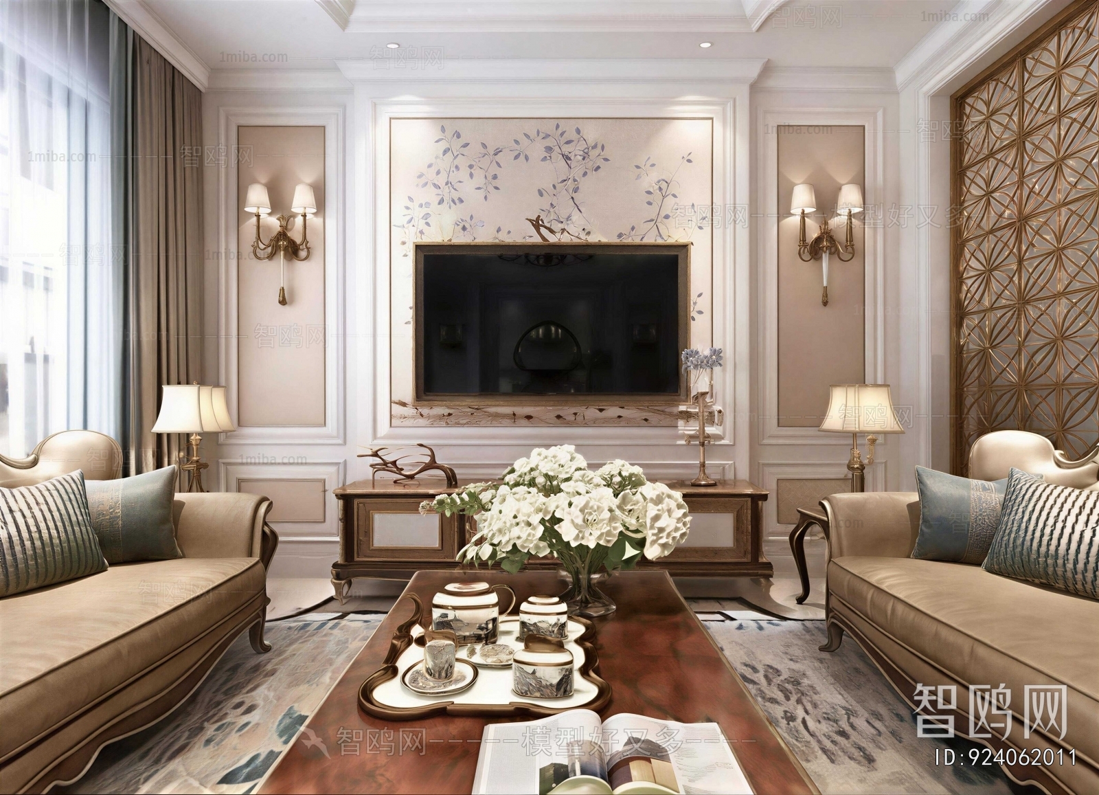 American Style A Living Room