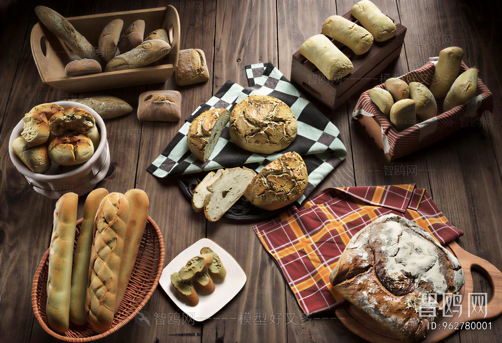 Modern Bread Cake