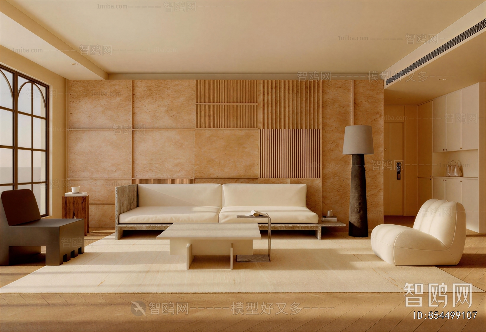 Wabi-sabi Style A Living Room