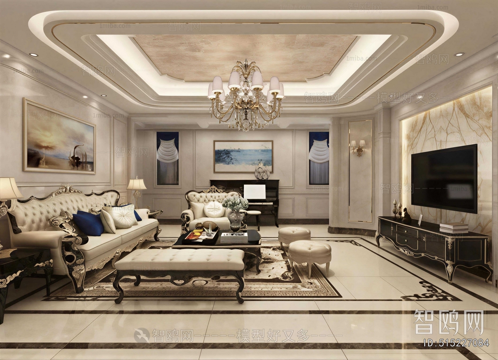 European Style A Living Room
