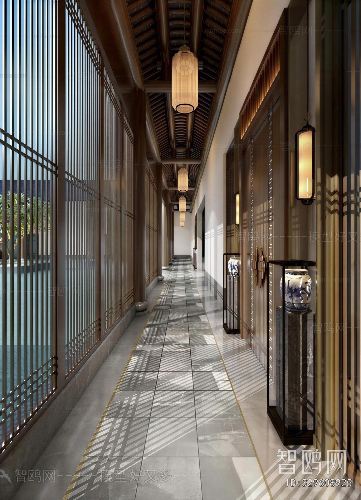 New Chinese Style Corridor