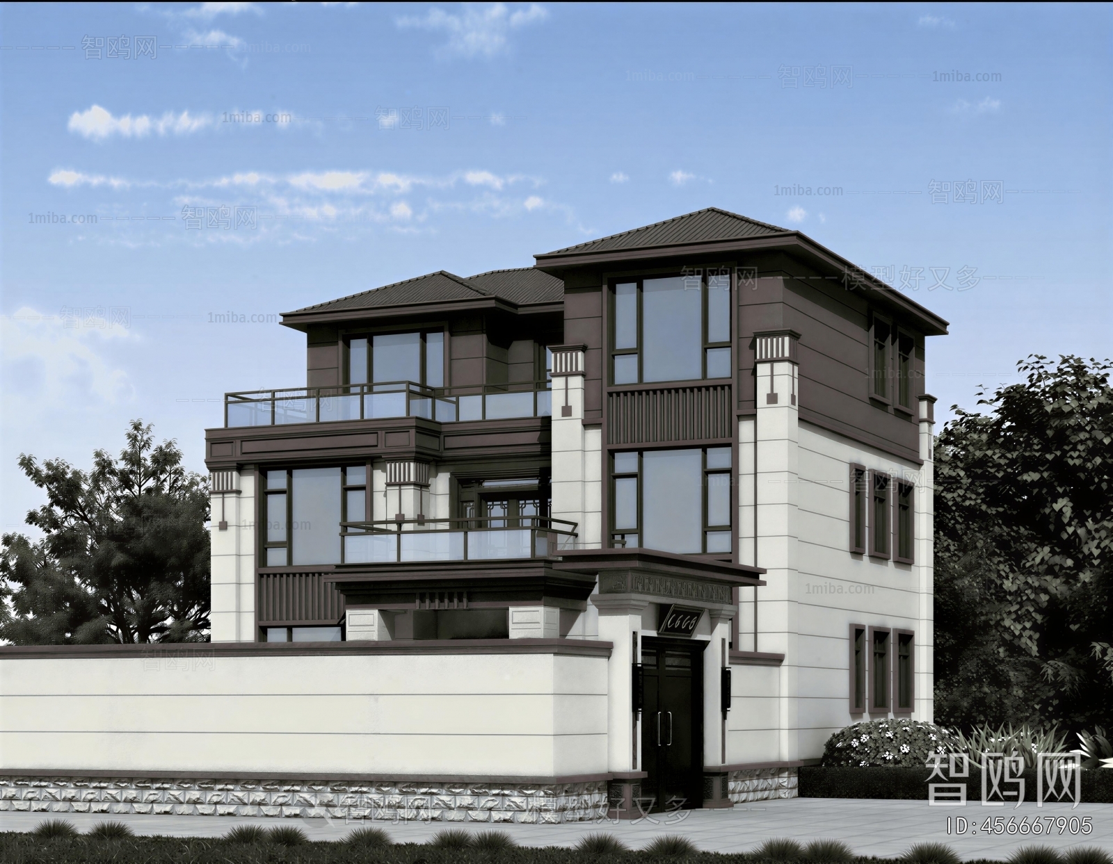 New Chinese Style Detached Villa