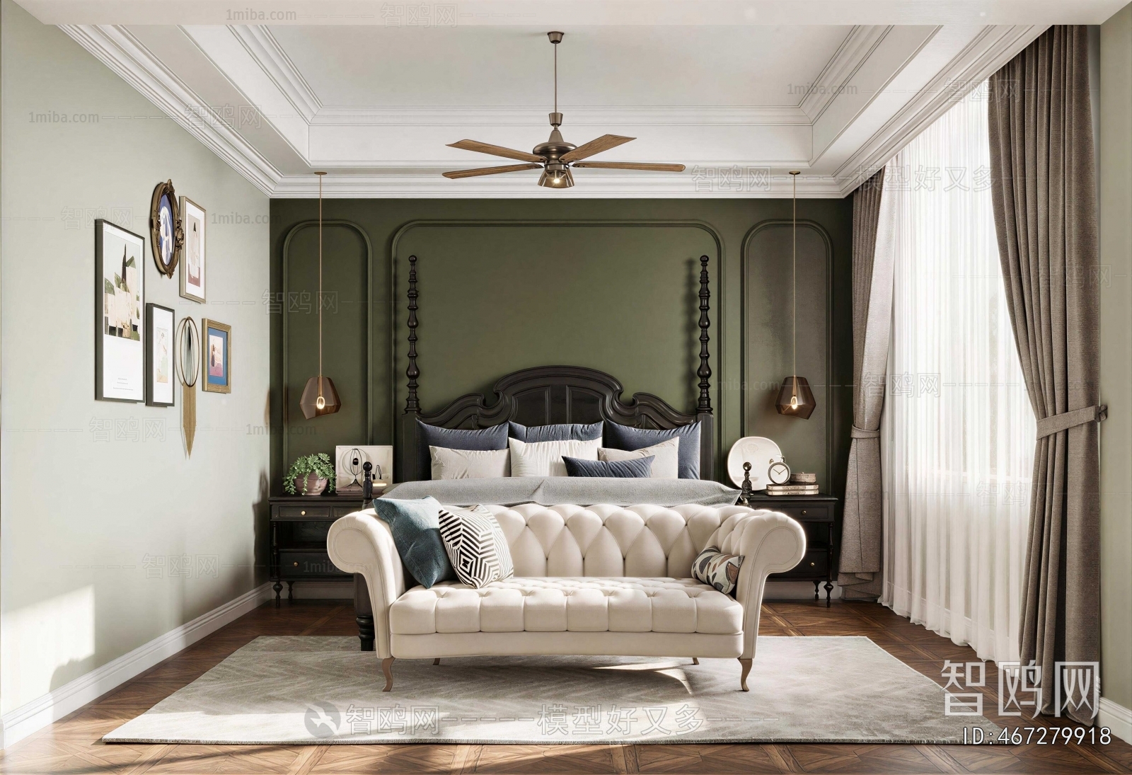 American Style Bedroom