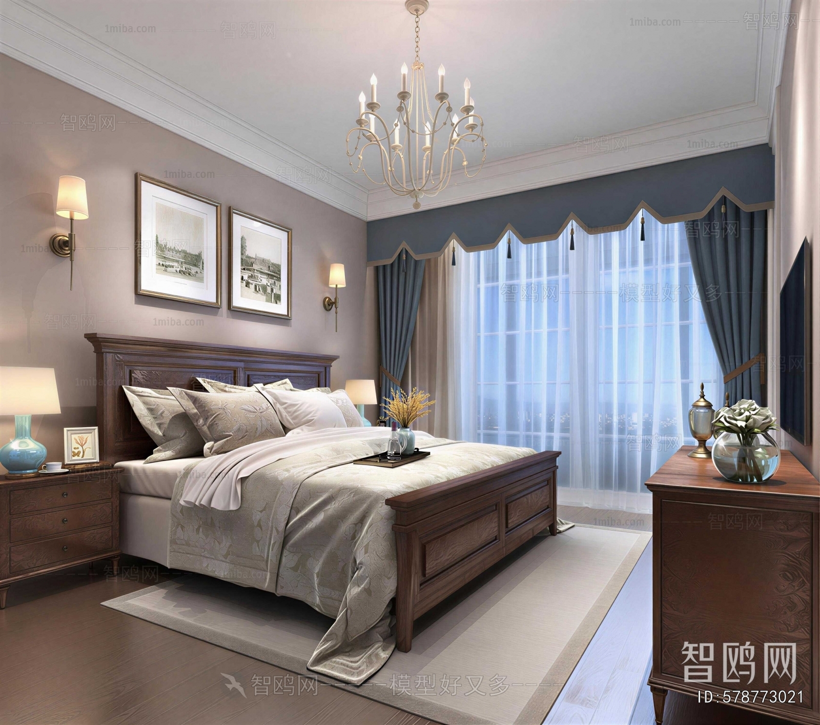 American Style Bedroom