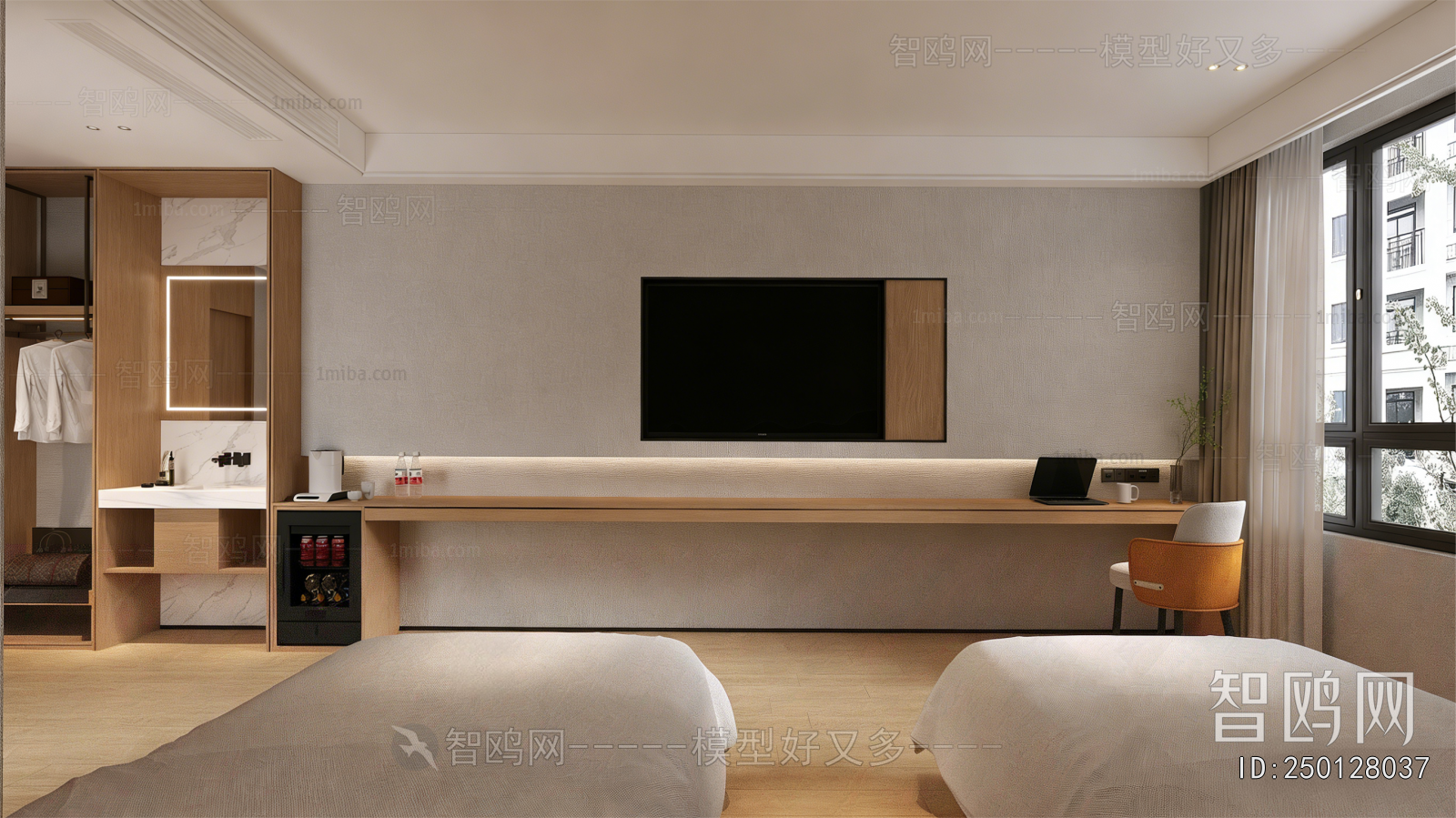 Modern Guest Room