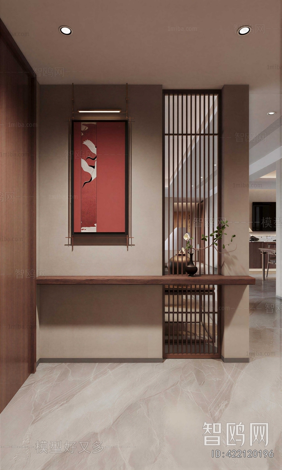 New Chinese Style Hallway