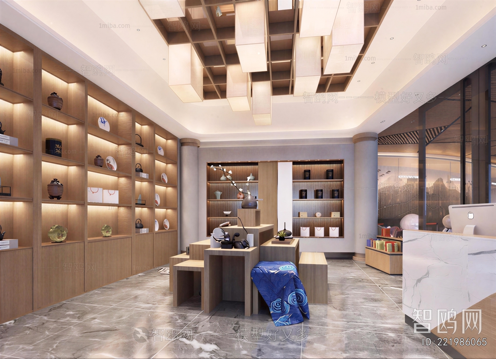 New Chinese Style Tea Shop