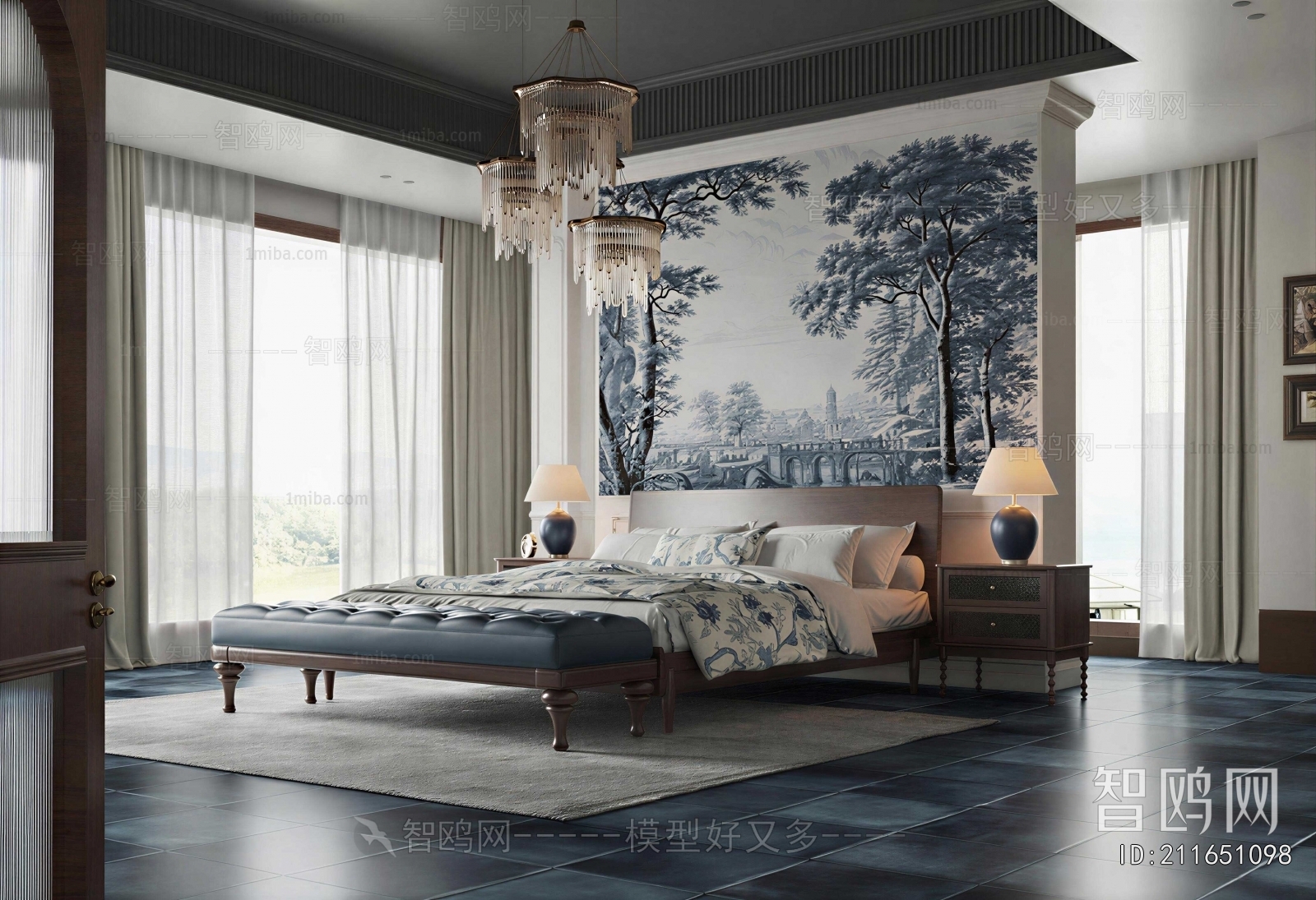 American Style Bedroom