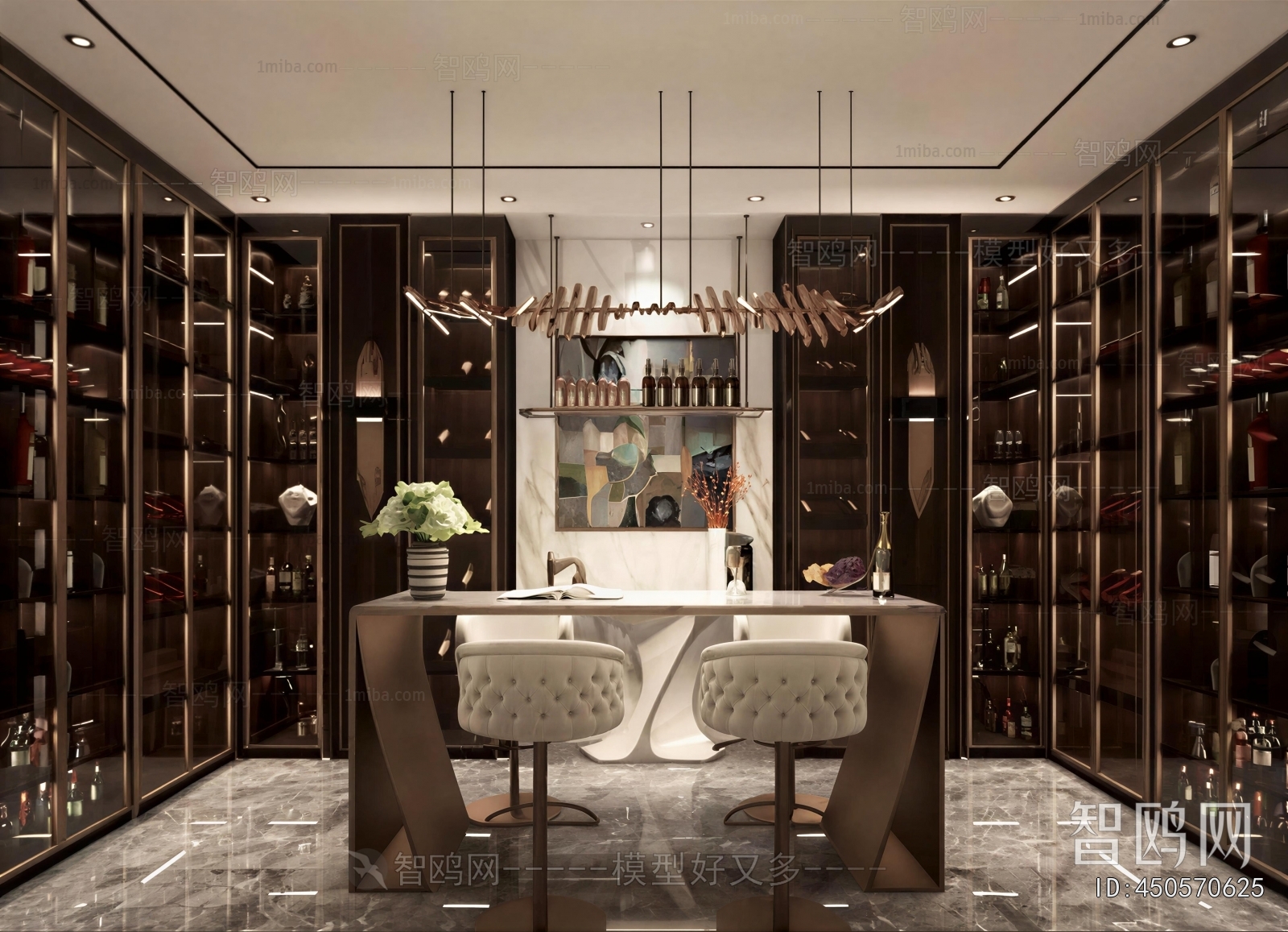 Modern Wine Cellar/Wine Tasting Room