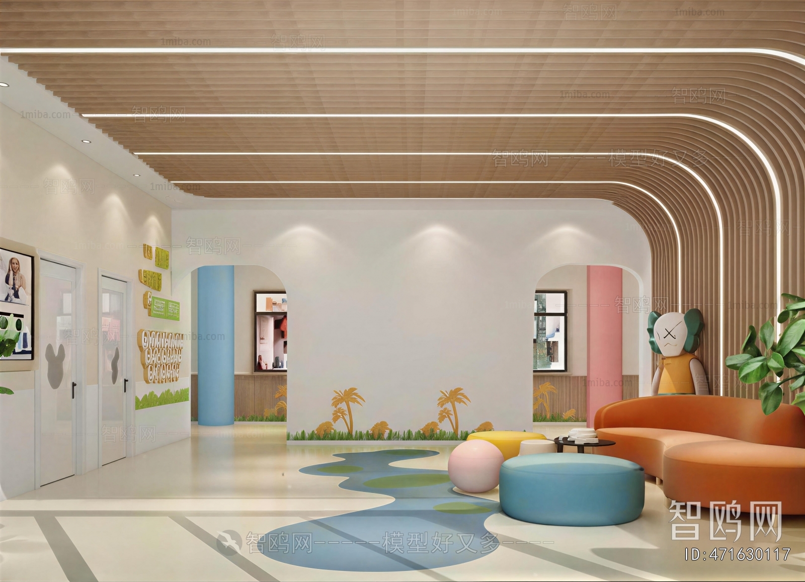 Modern Kindergarten Hall