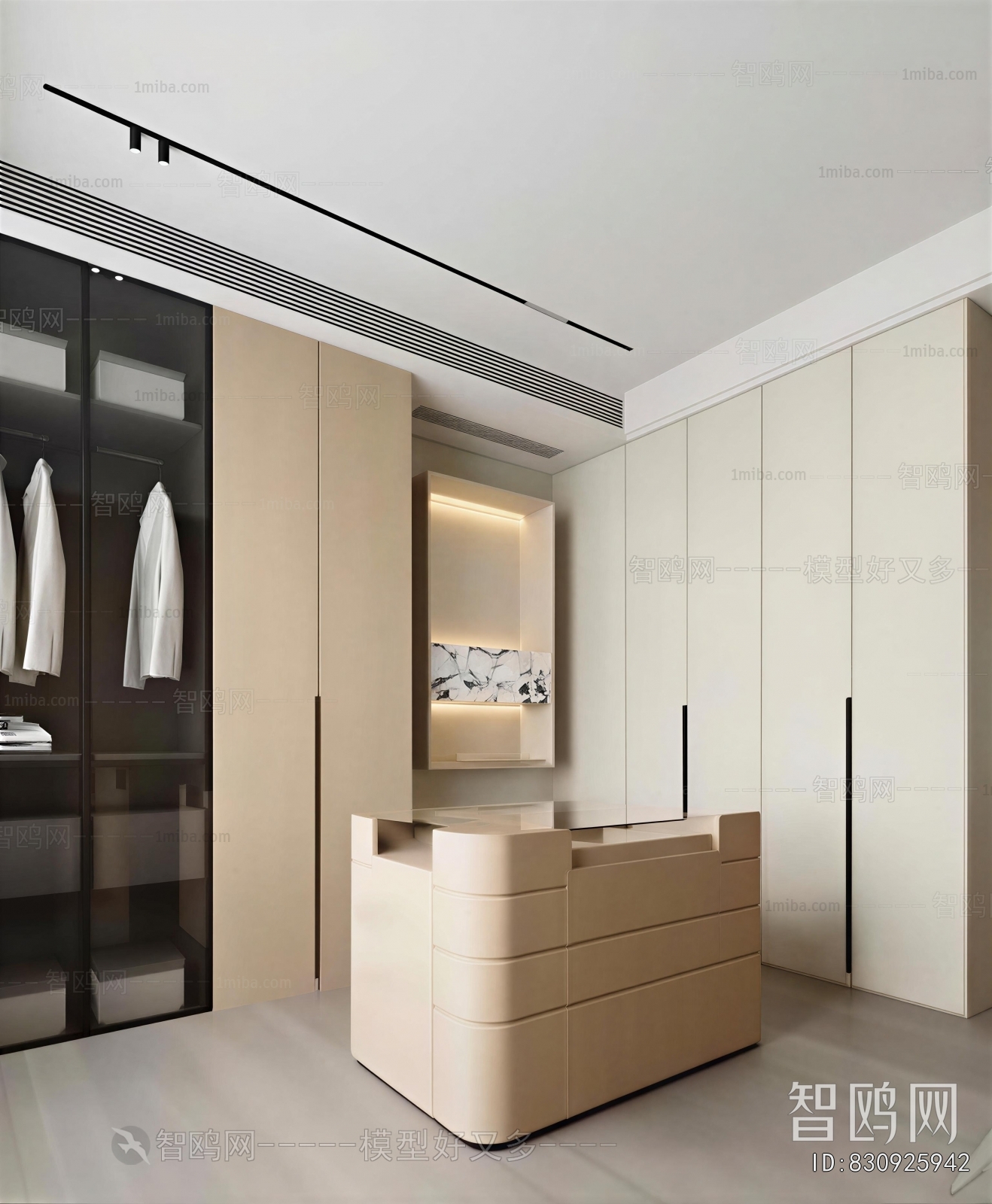 Modern Clothes Storage Area
