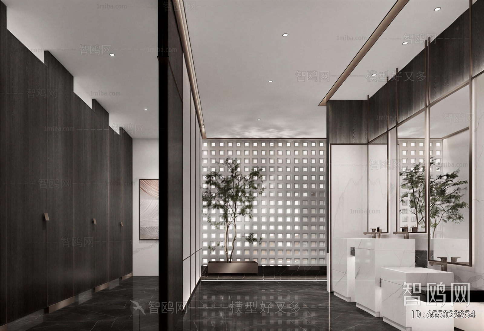Modern Public Toilet