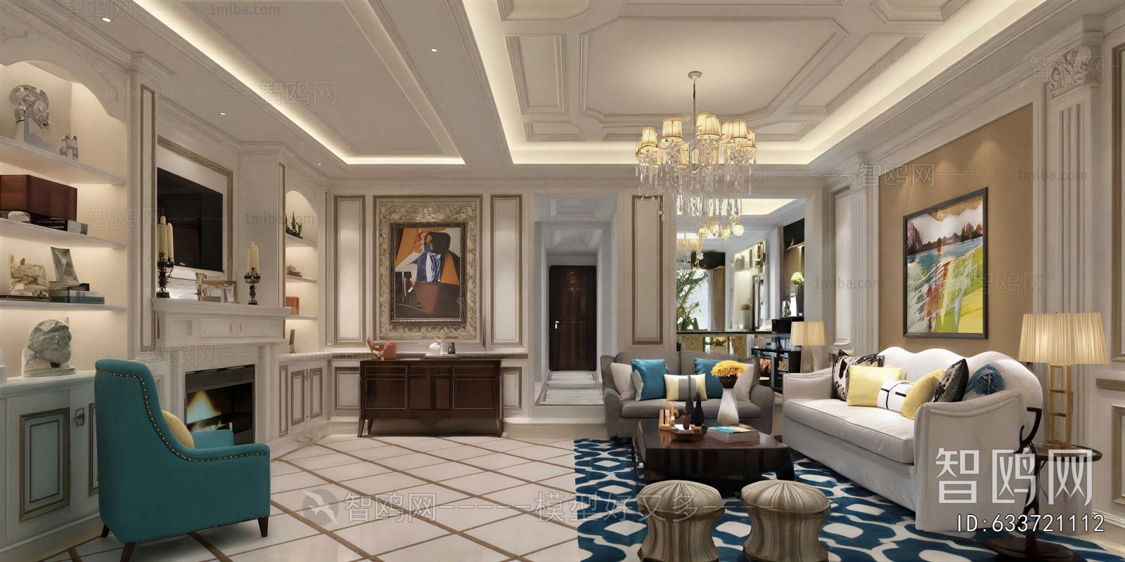 American Style A Living Room