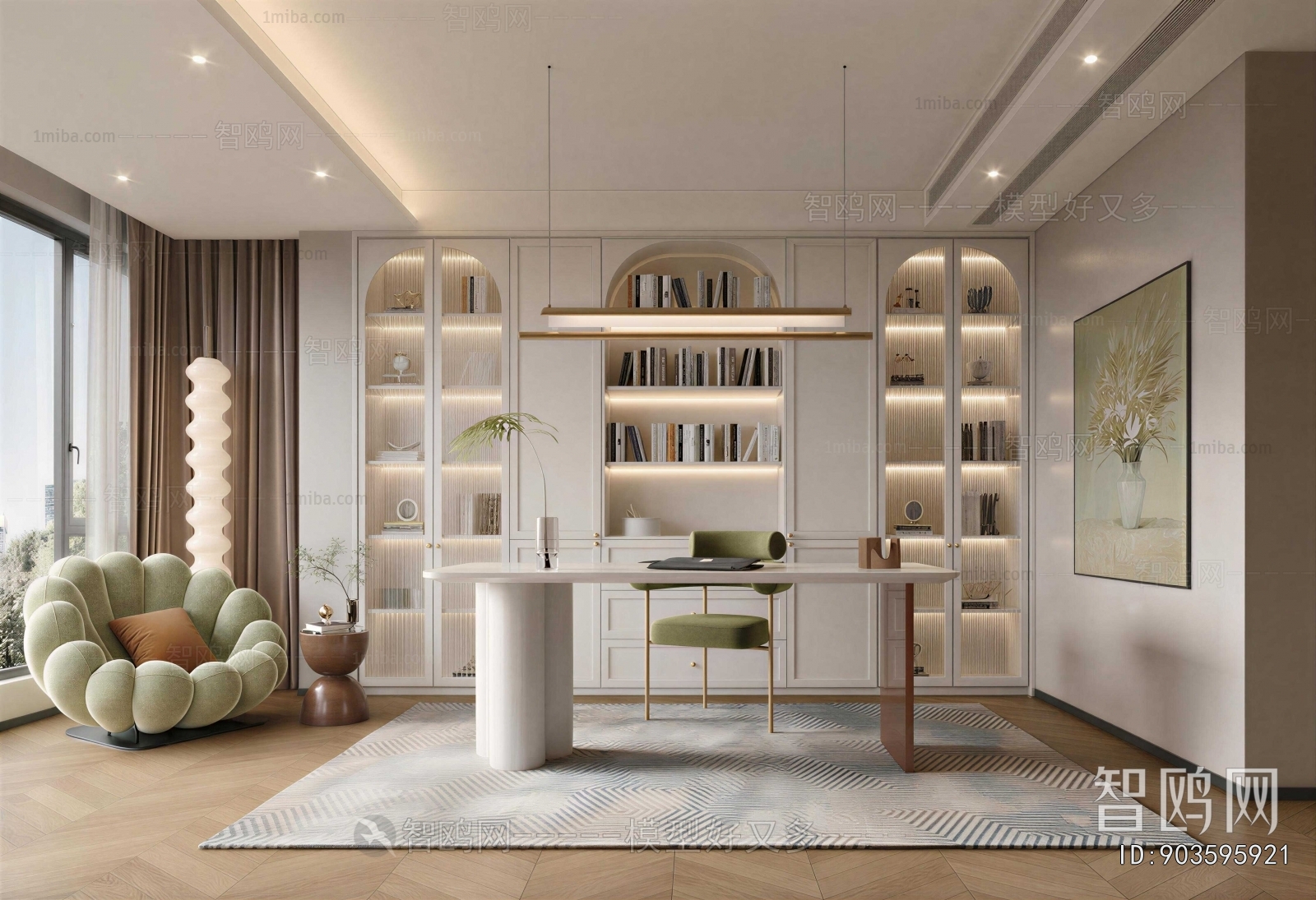 French Style Study Space