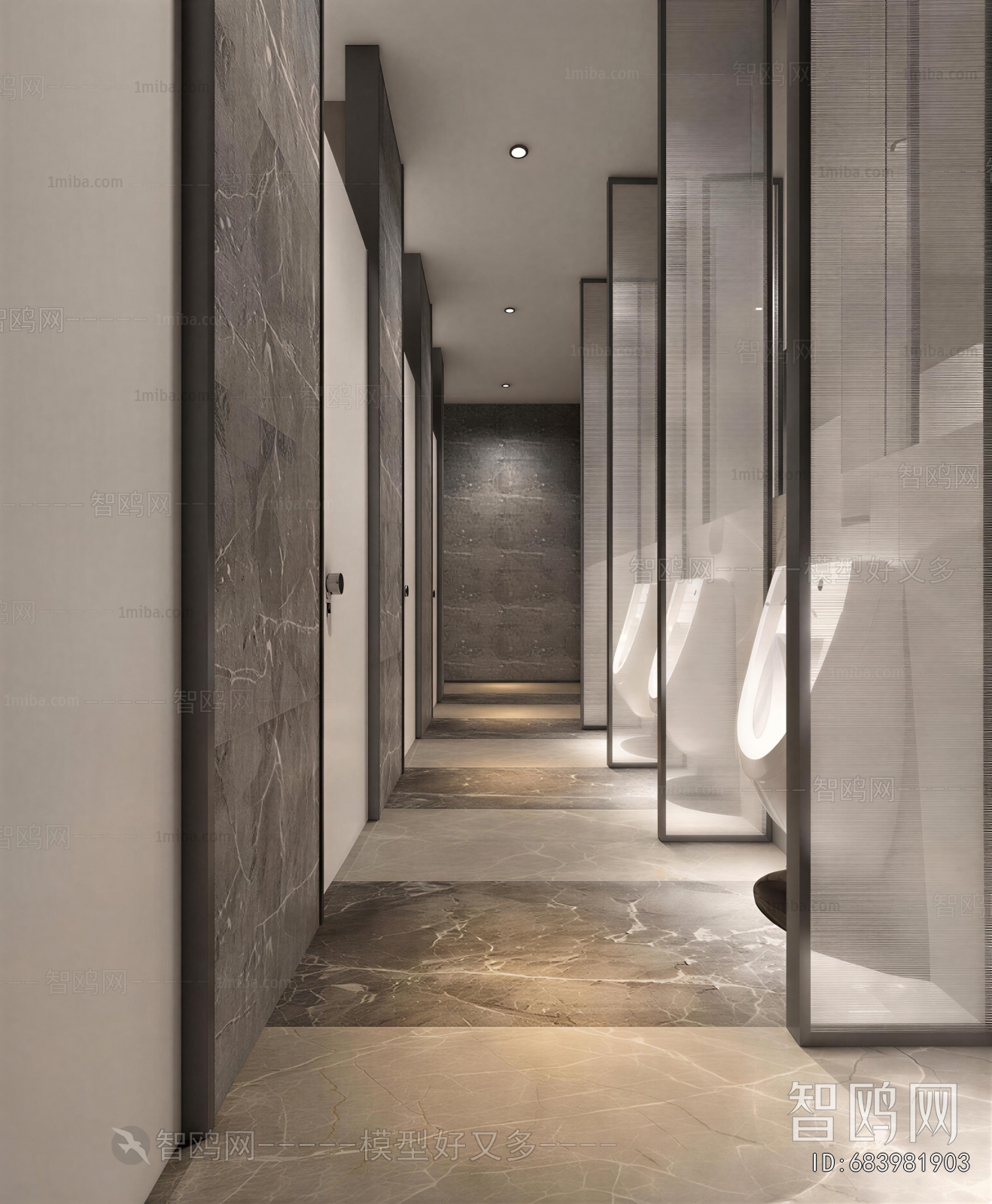 Modern Public Toilet