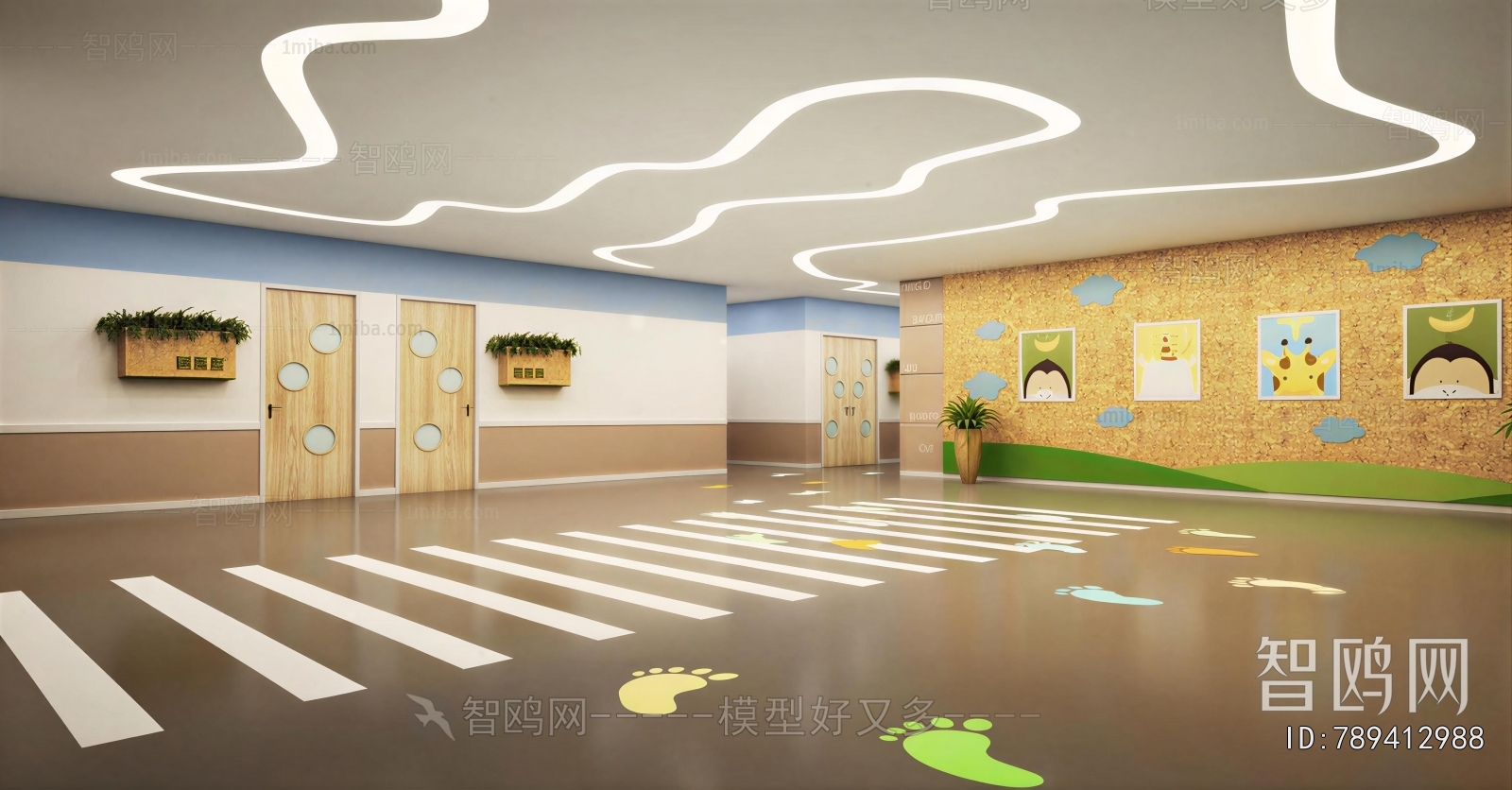 Modern Kindergarten Hall
