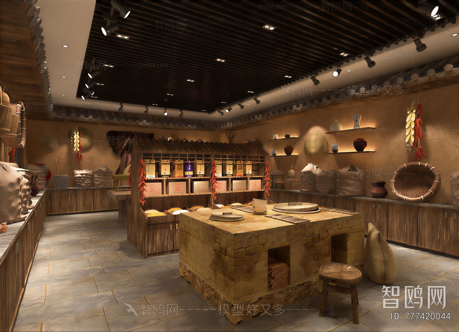 New Chinese Style Retail Stores
