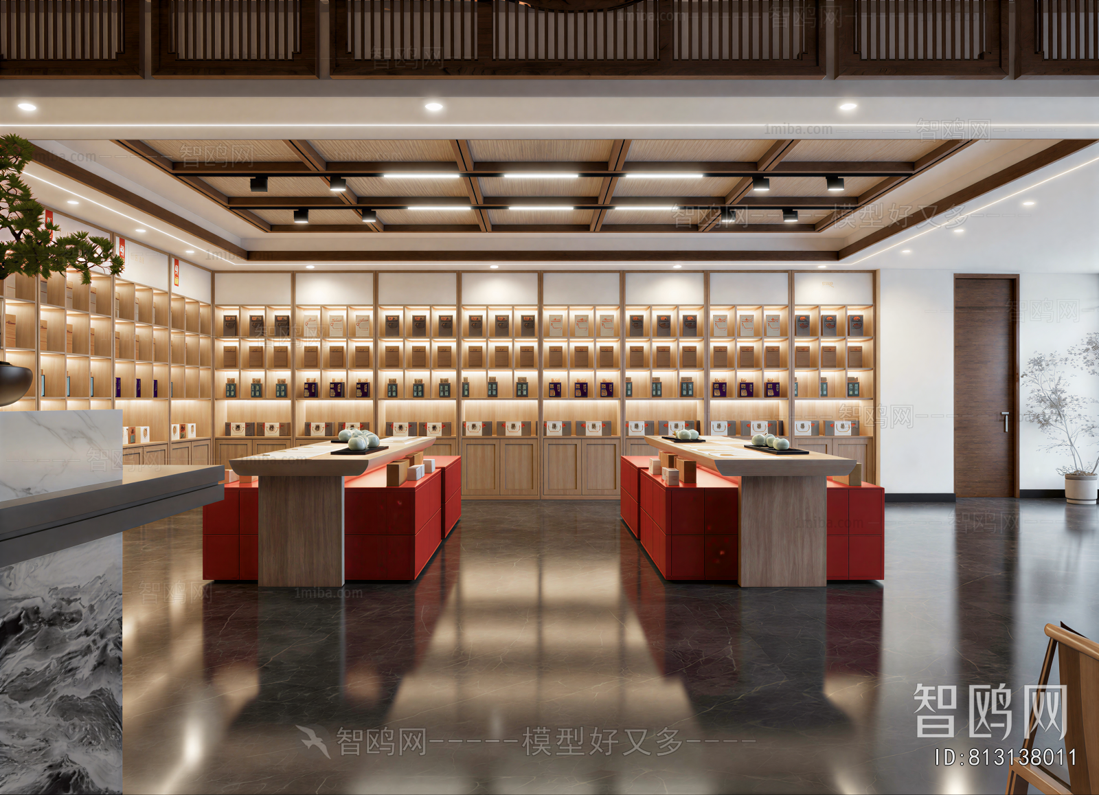 New Chinese Style Tea Shop