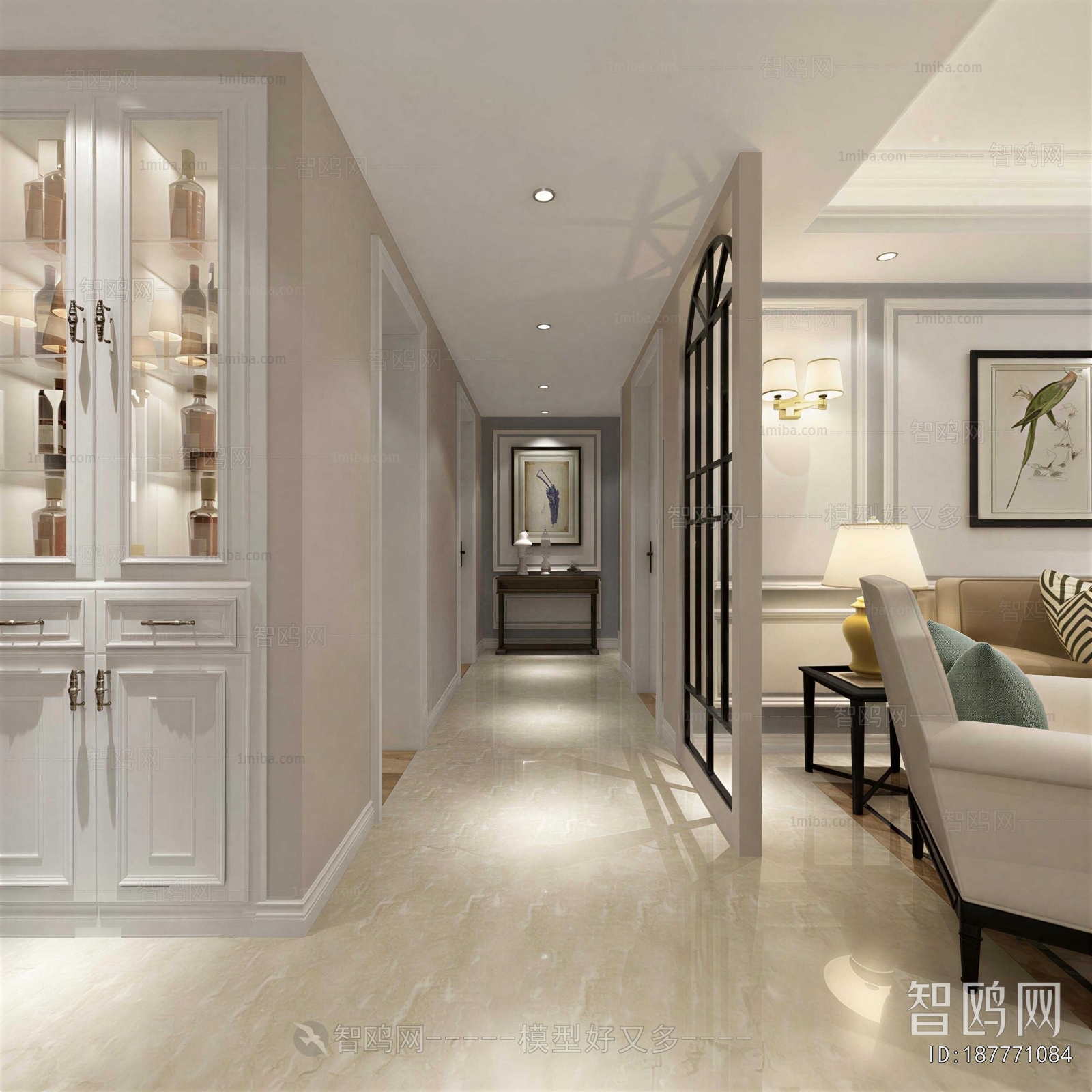 American Style Hallway