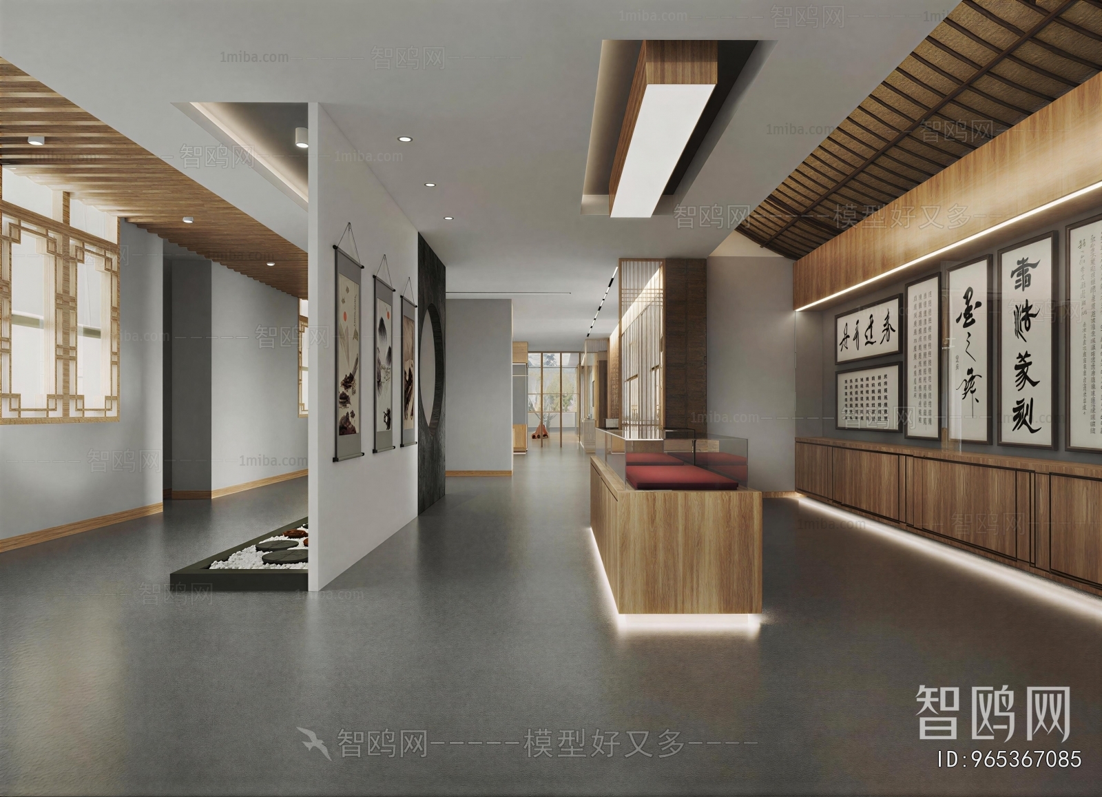 New Chinese Style Exhibition Hall