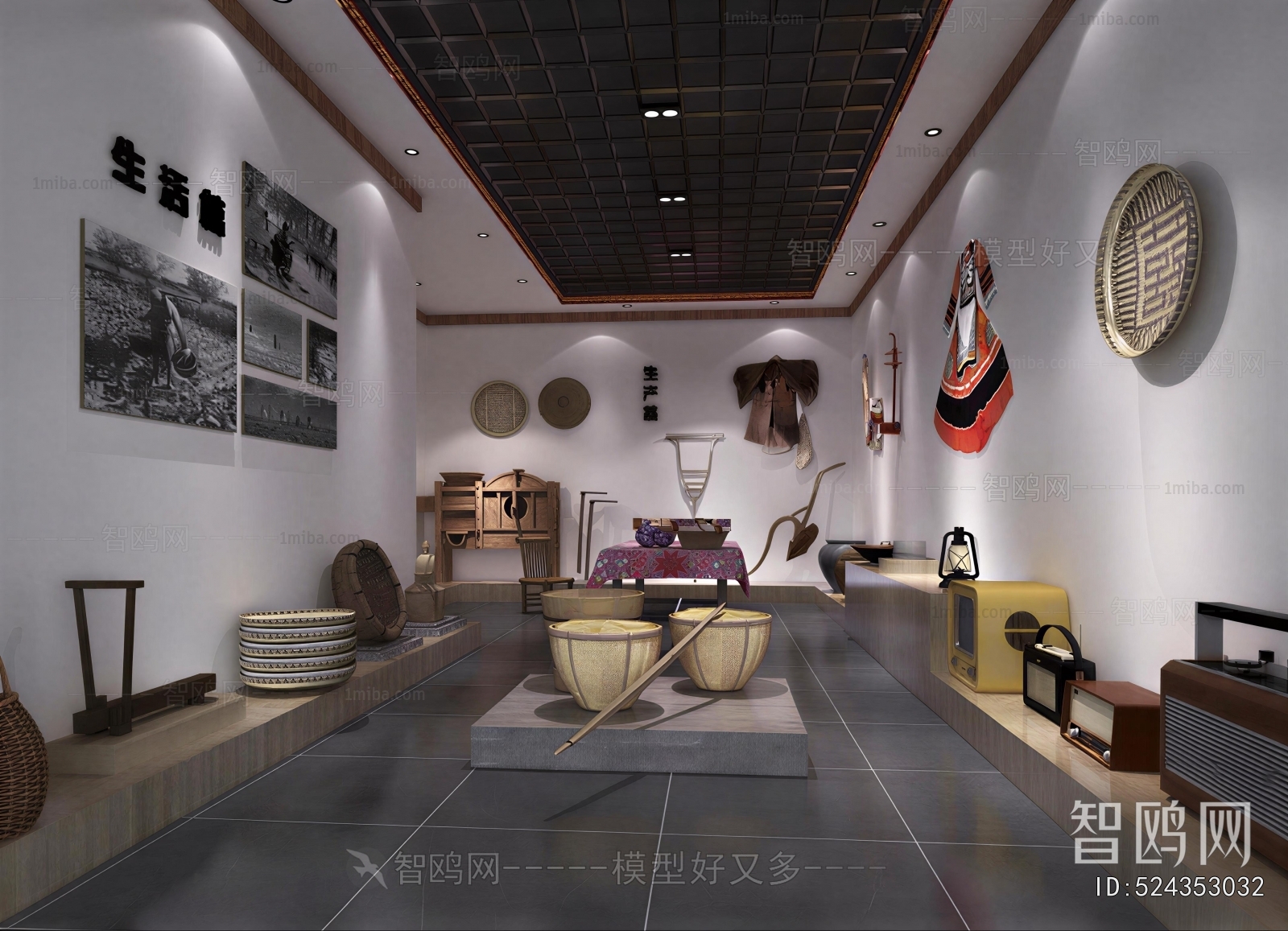New Chinese Style Exhibition Hall