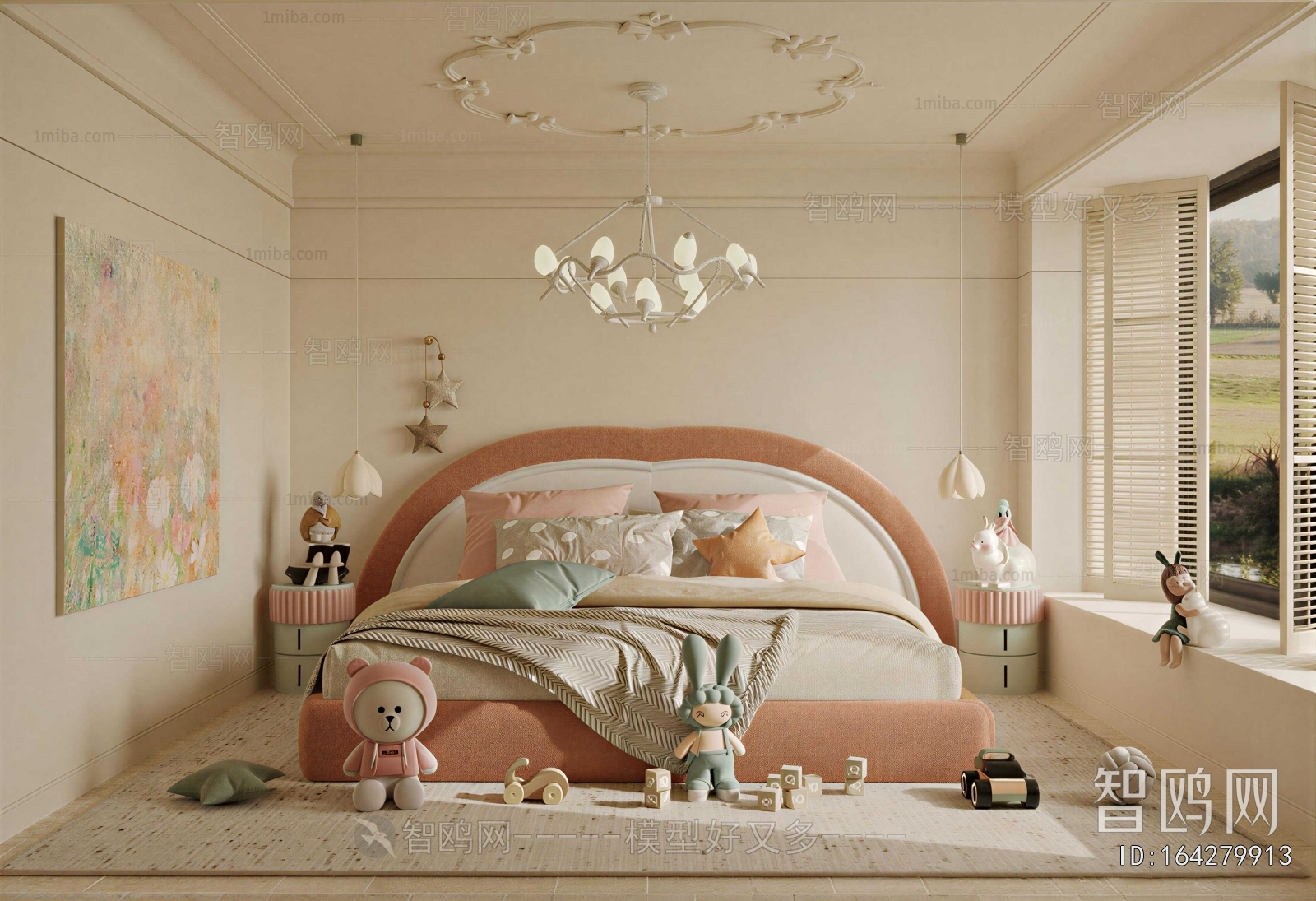 French Style Girl's Room Daughter's Room