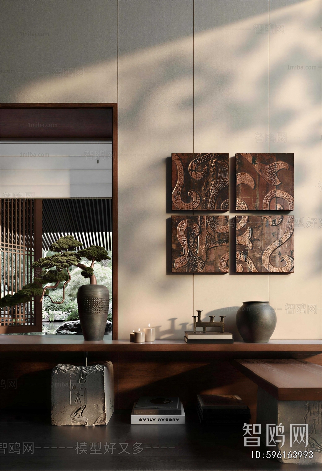 Wabi-sabi Style Wall Decoration