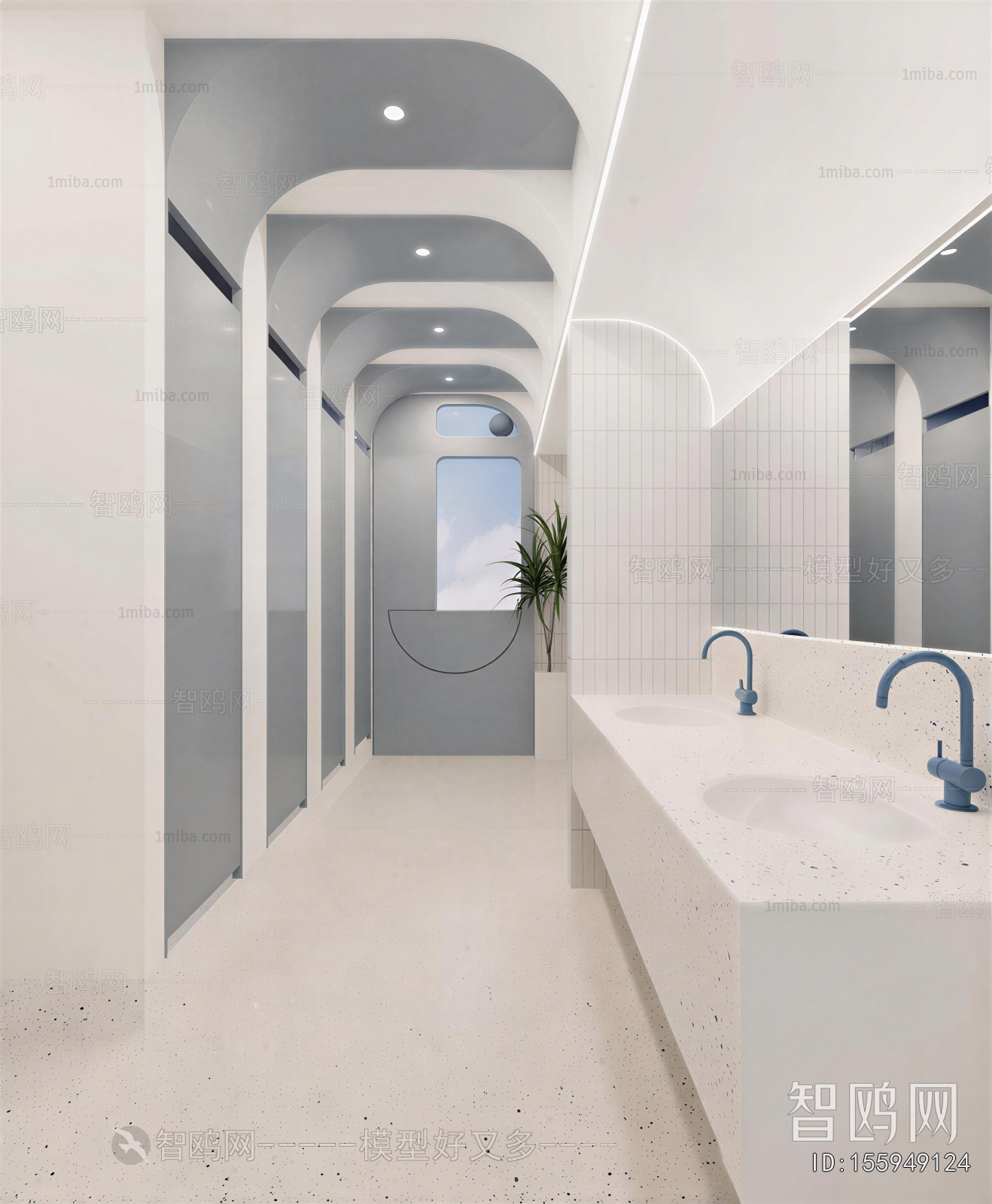 Modern Public Toilet